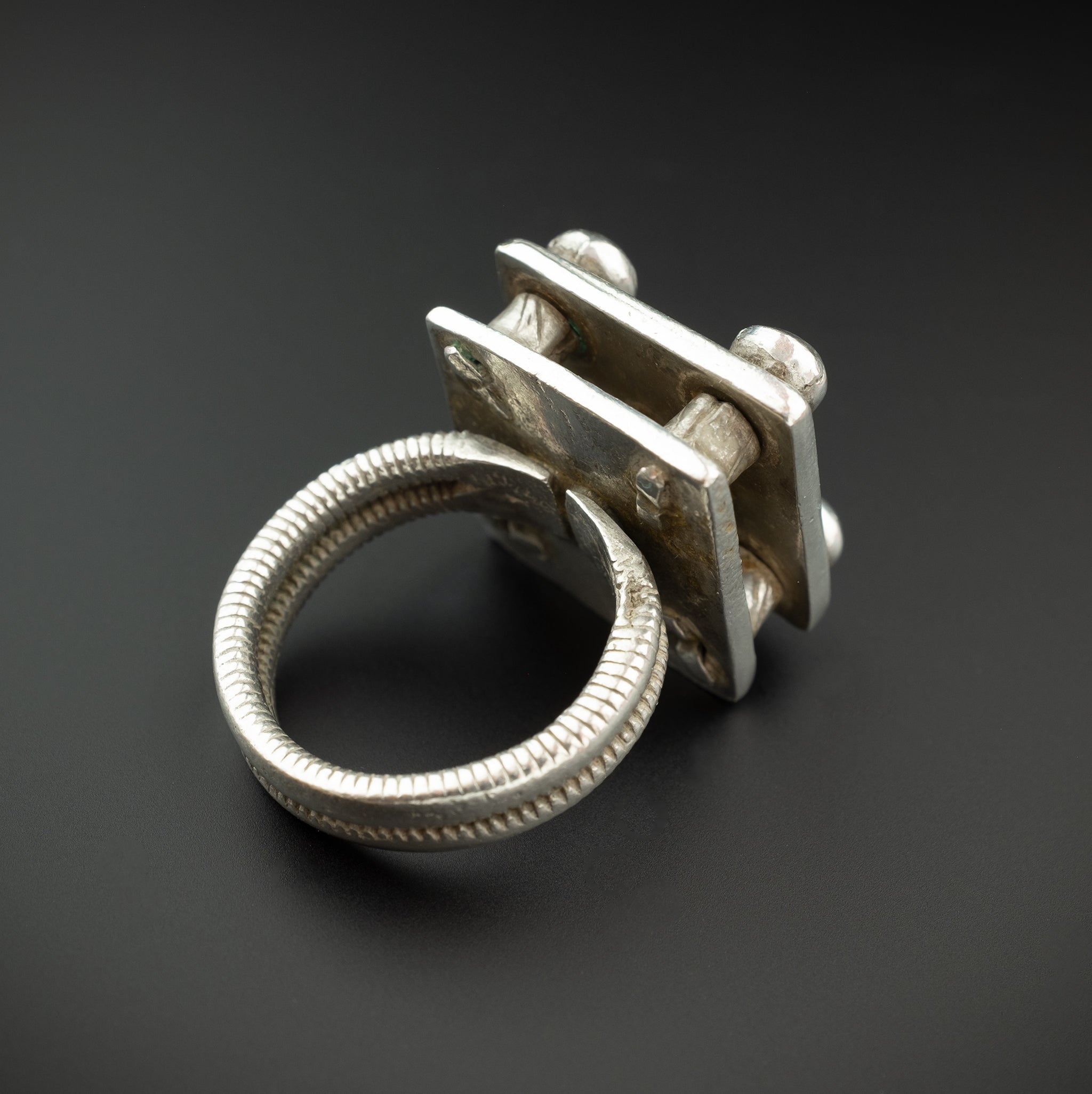 Vintage Silver Tuareg Ring, Mauritania