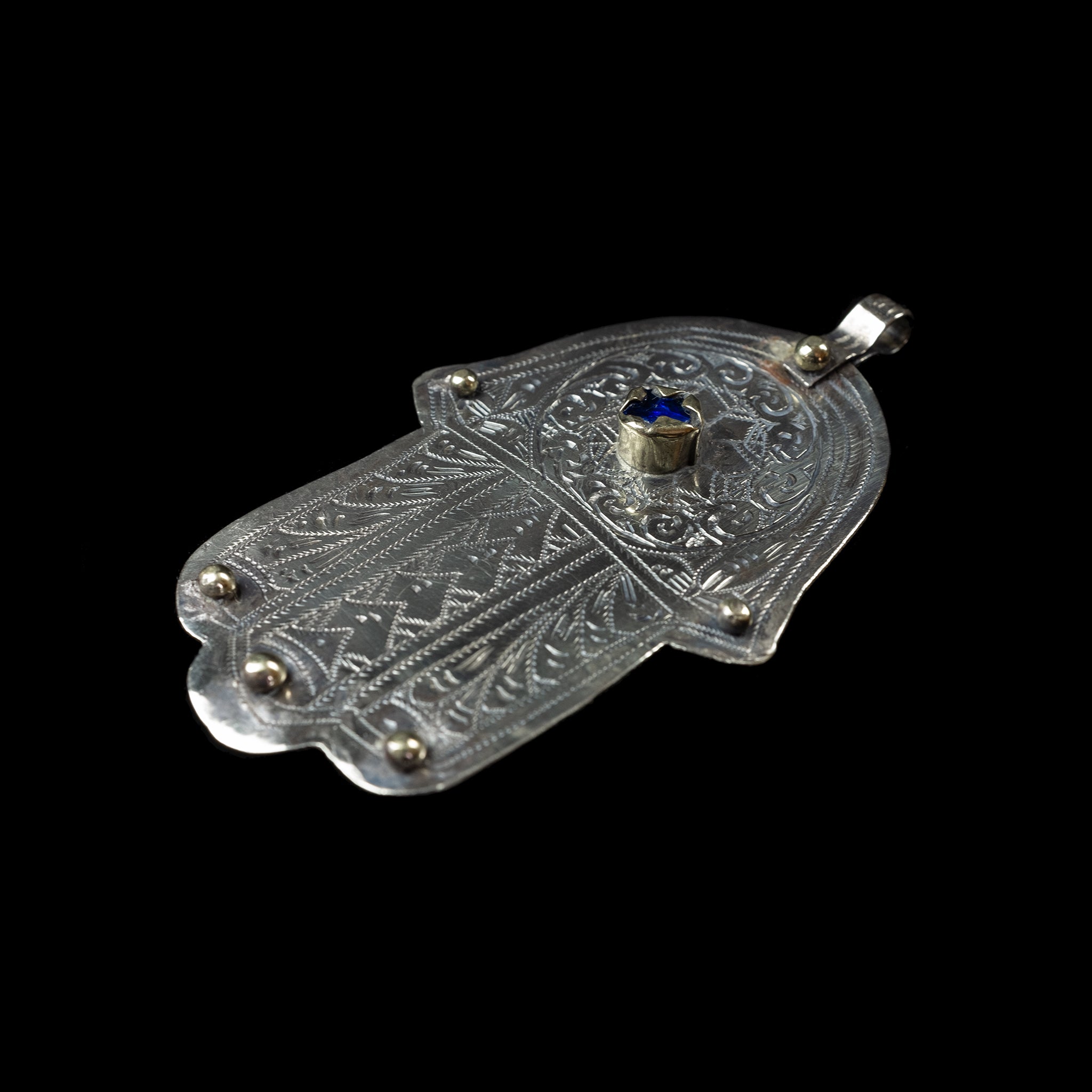 Large Vintage Hamsa from Essaouira | Vintage Ethnic Jewellery