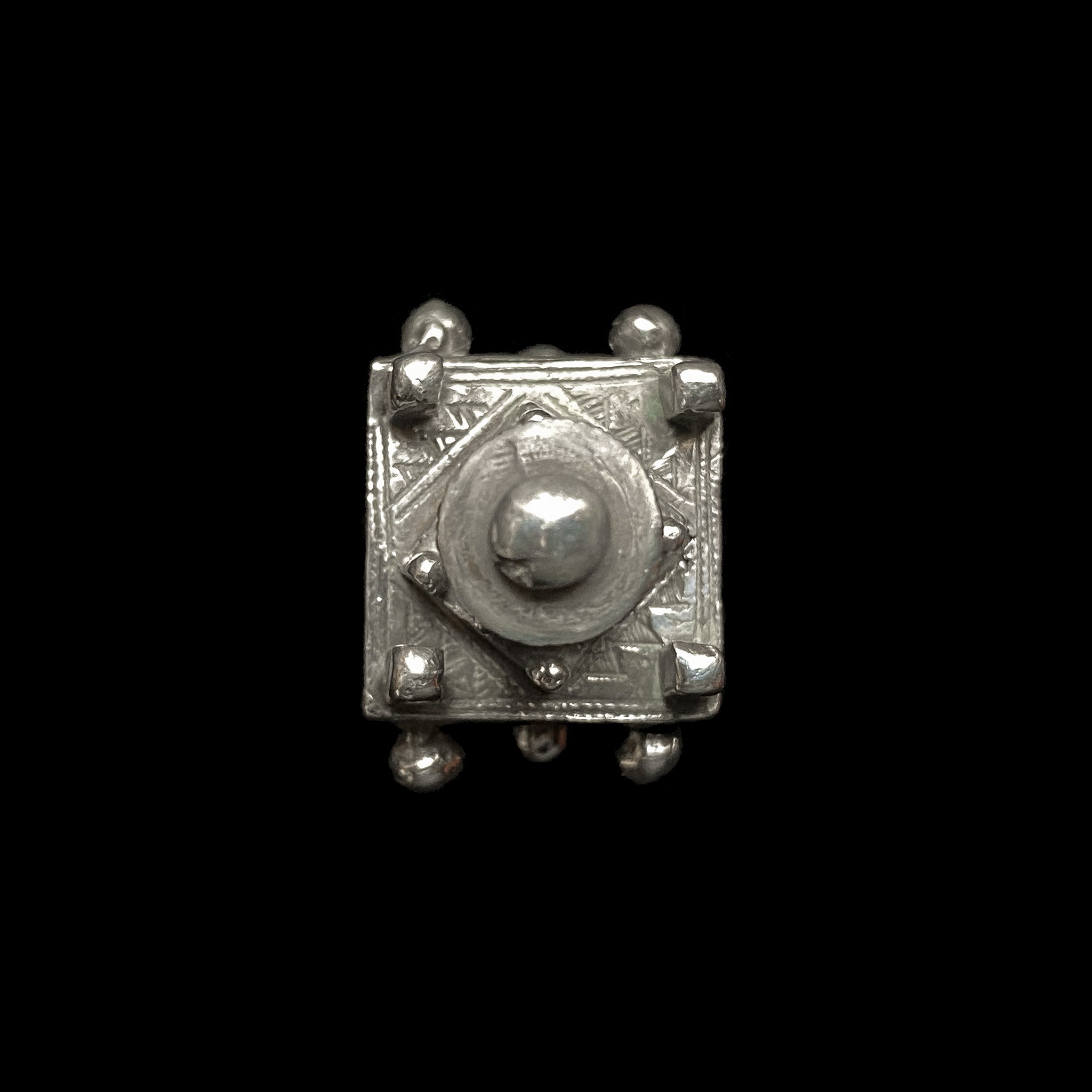 Vintage Silver Tuareg Ring, Mosque Ring