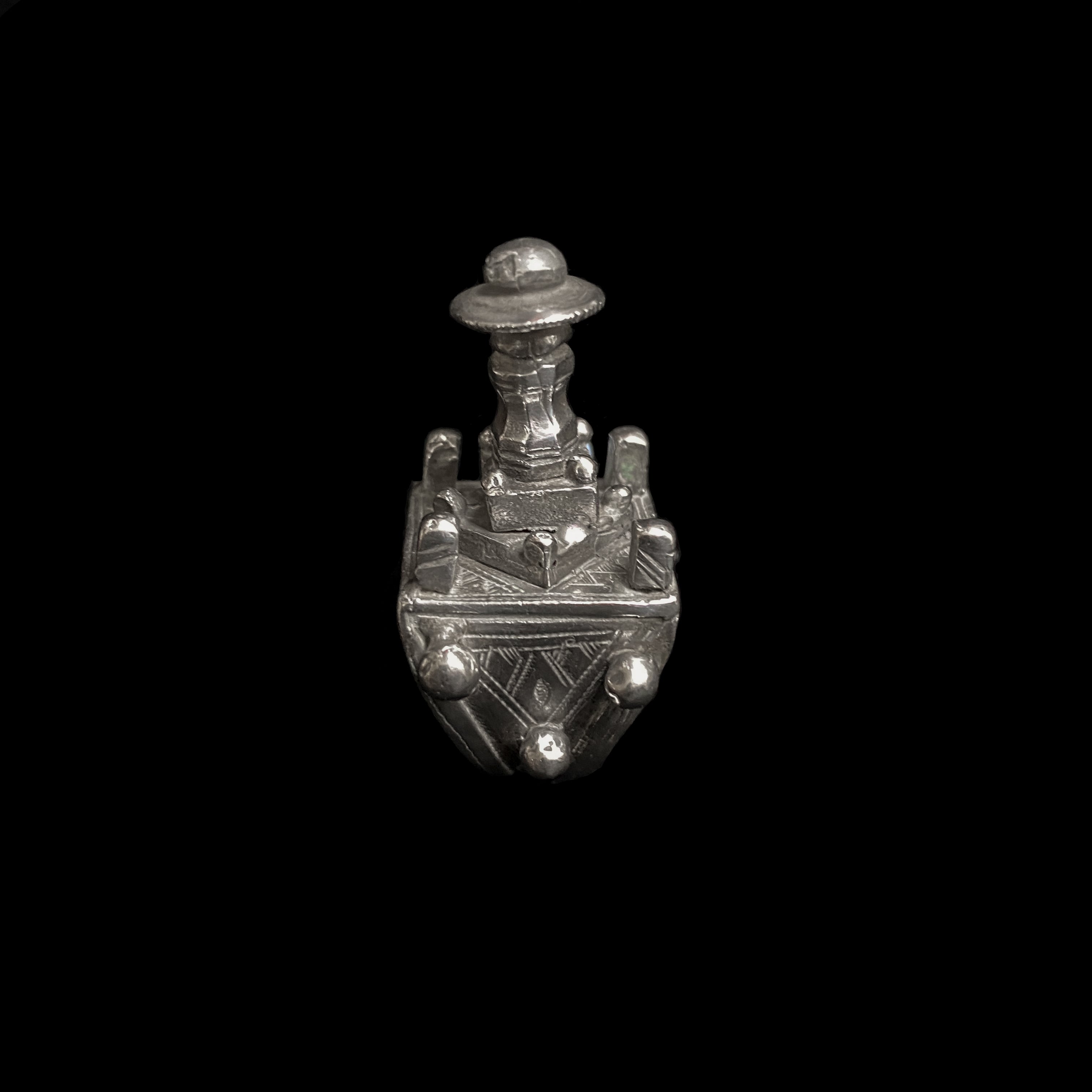 Vintage Silver Tuareg Ring, Mosque Ring