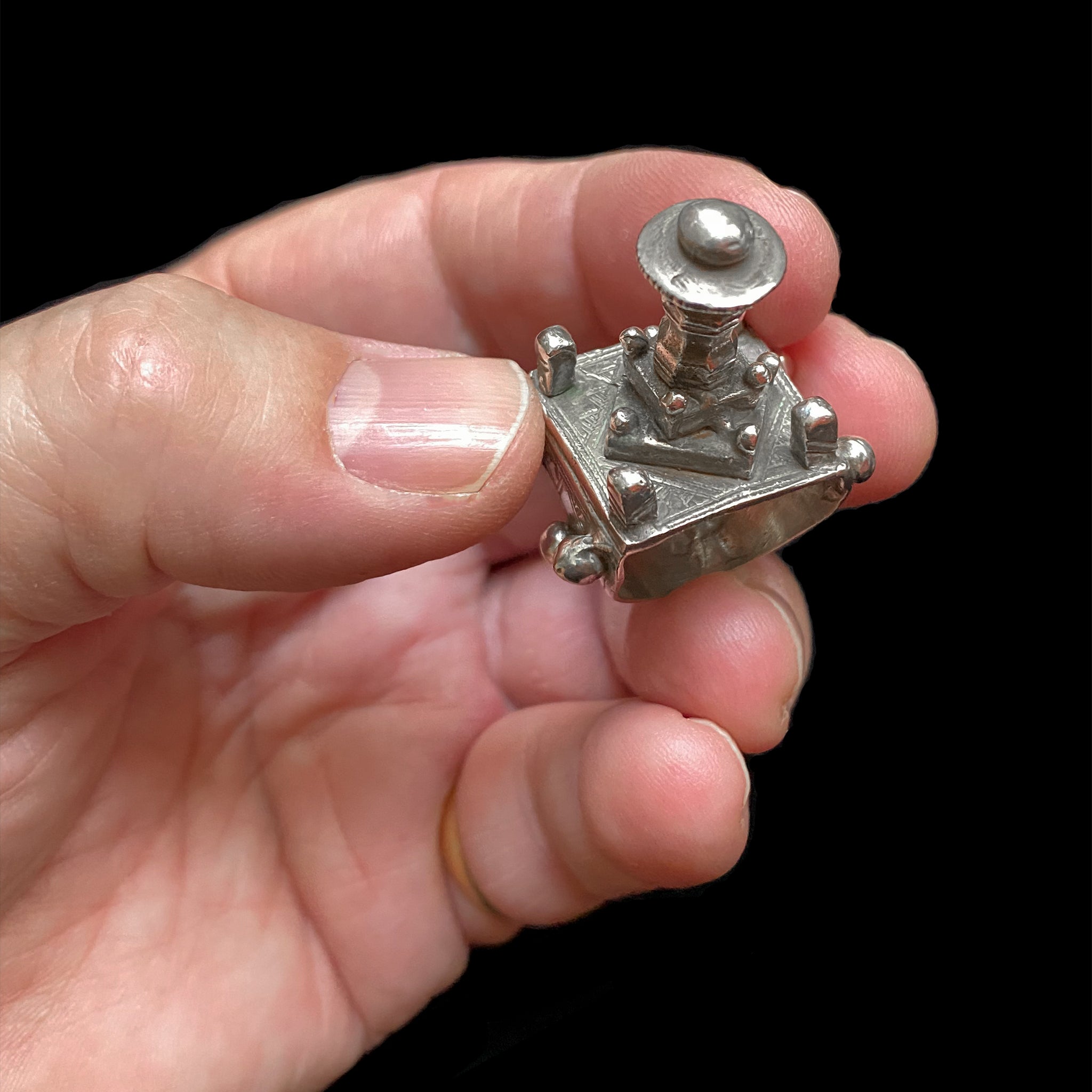 Vintage Silver Tuareg Ring, Mosque Ring