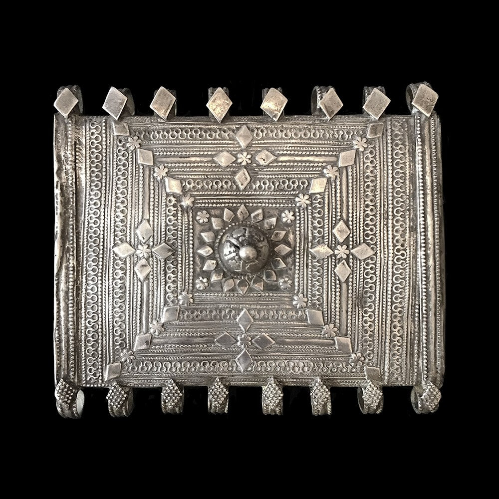 Silver Amulet from Yemen | Vintage Ethnic Jewellery | Yemeni Jewellery