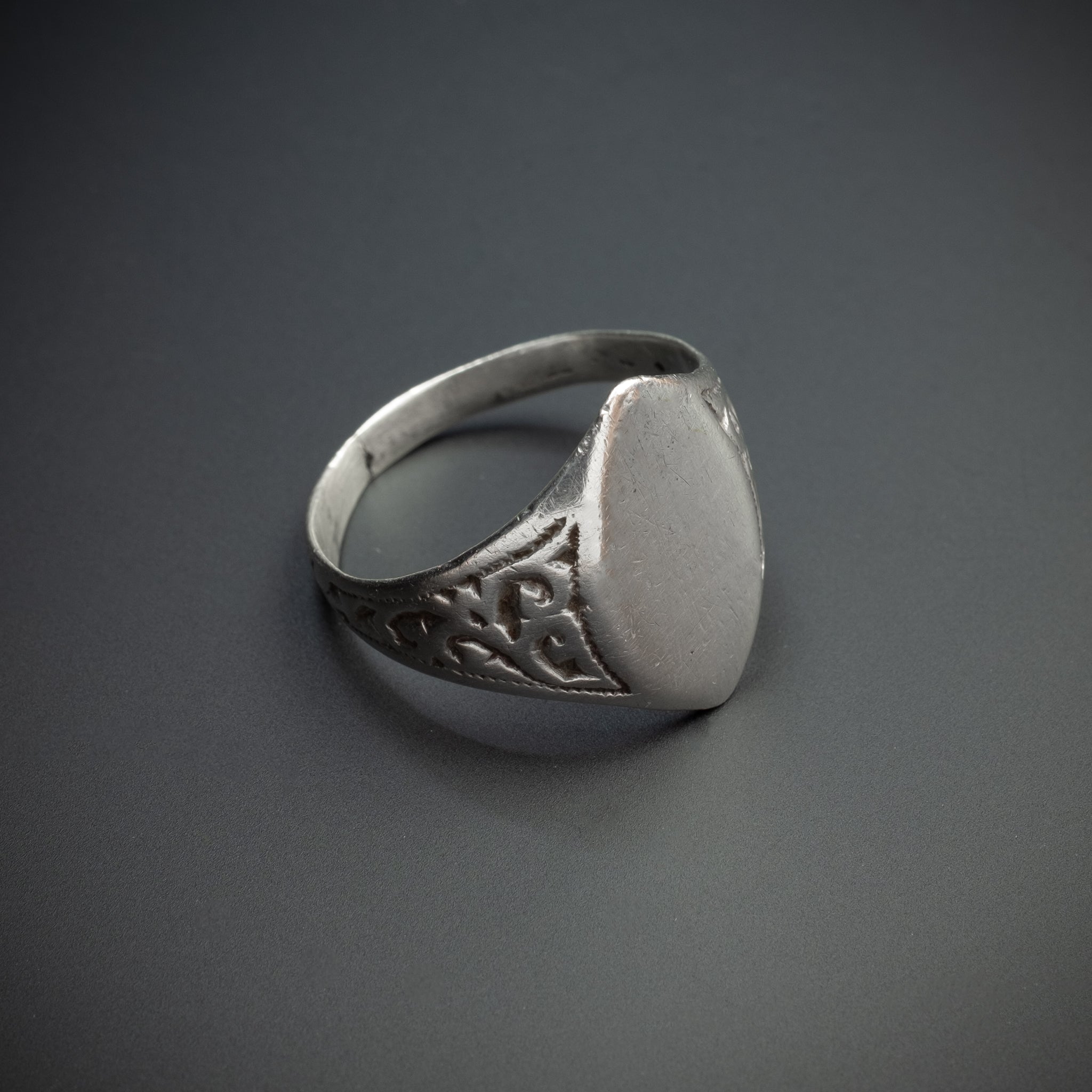 Old Silver Oval Ring, Essaouira, Morocco