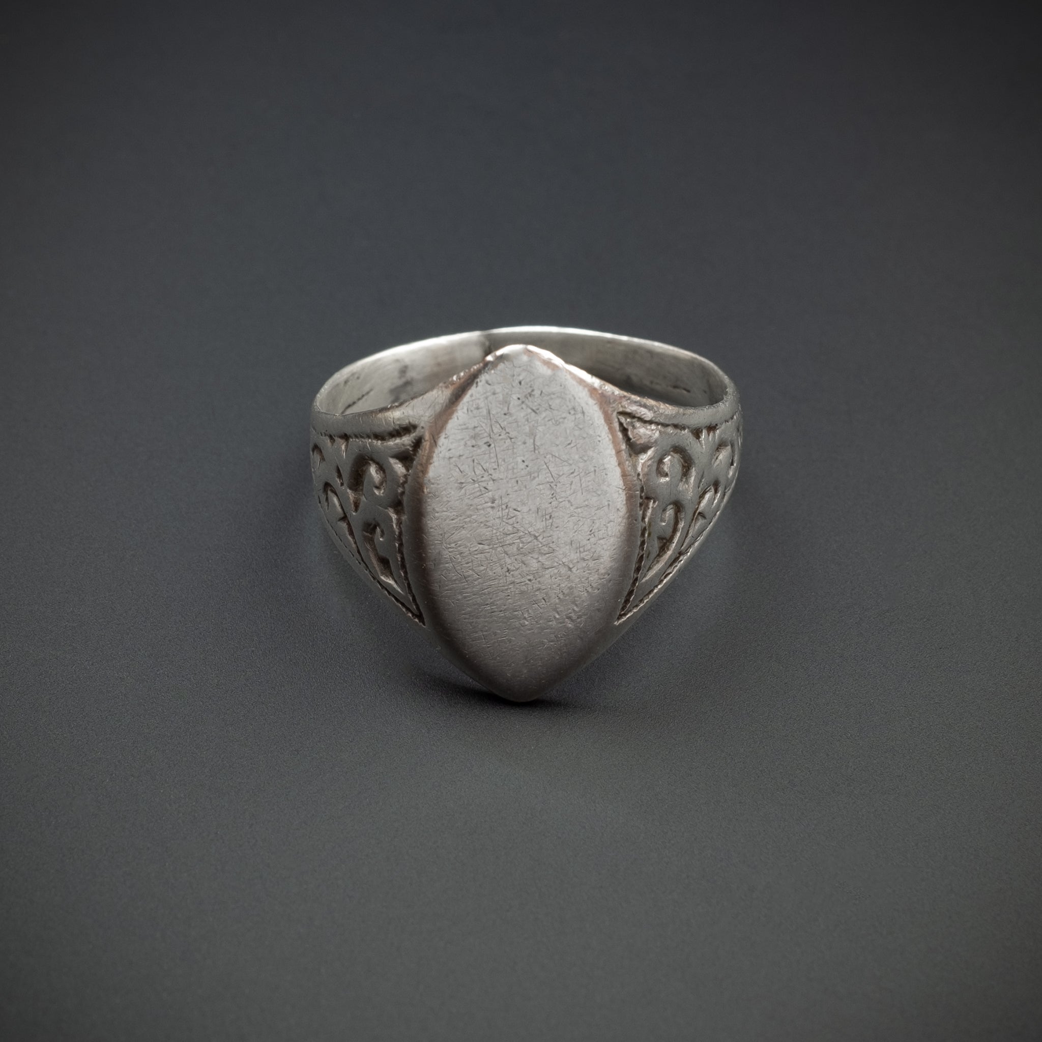 Old Silver Oval Ring, Essaouira, Morocco