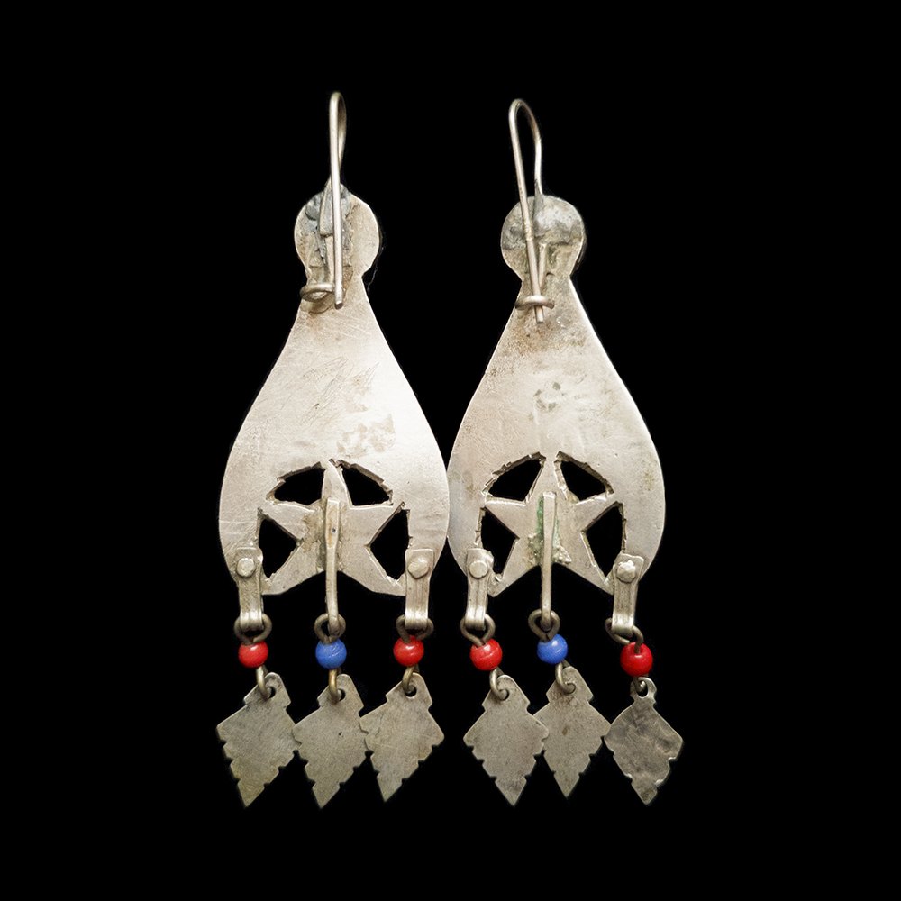 Vintage silver earring from the Rif Mountains