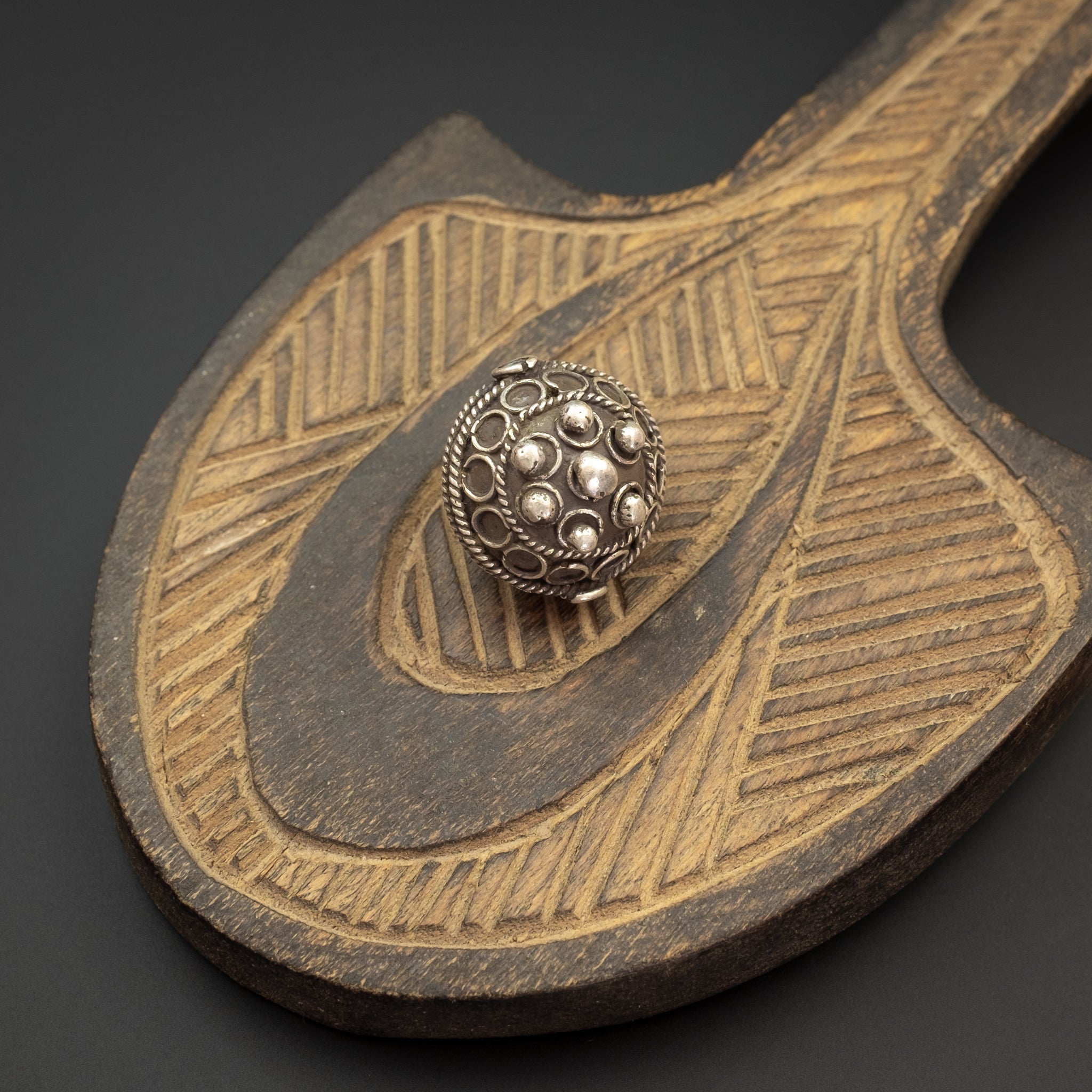 Silver Moroccan beads