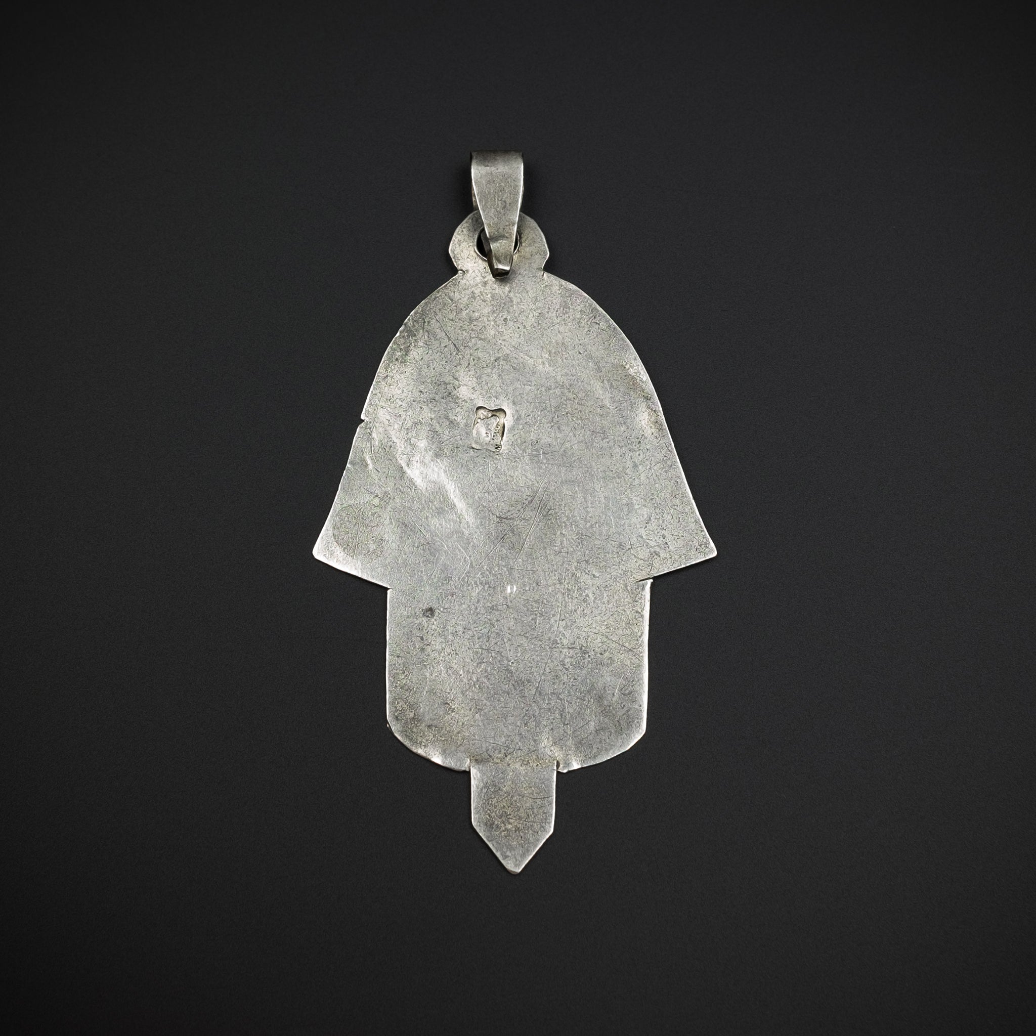 Old Silver Khamsa (Hamsa) Pendant, Morocco