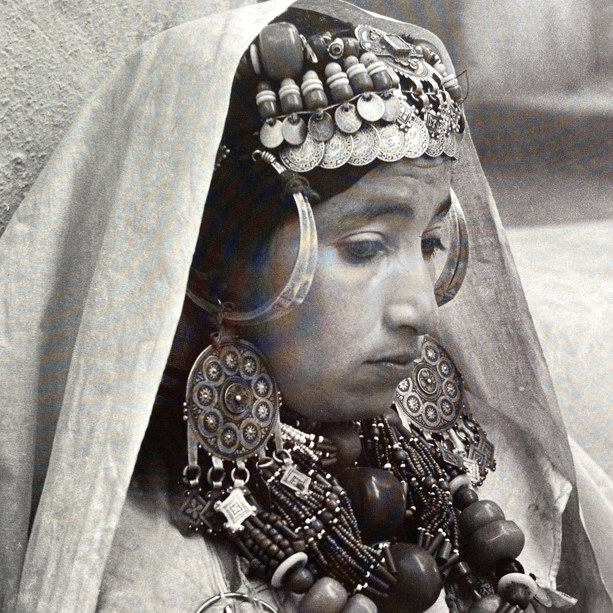 Old Silver Temporal Adornment, Anti-Atlas, Morocco