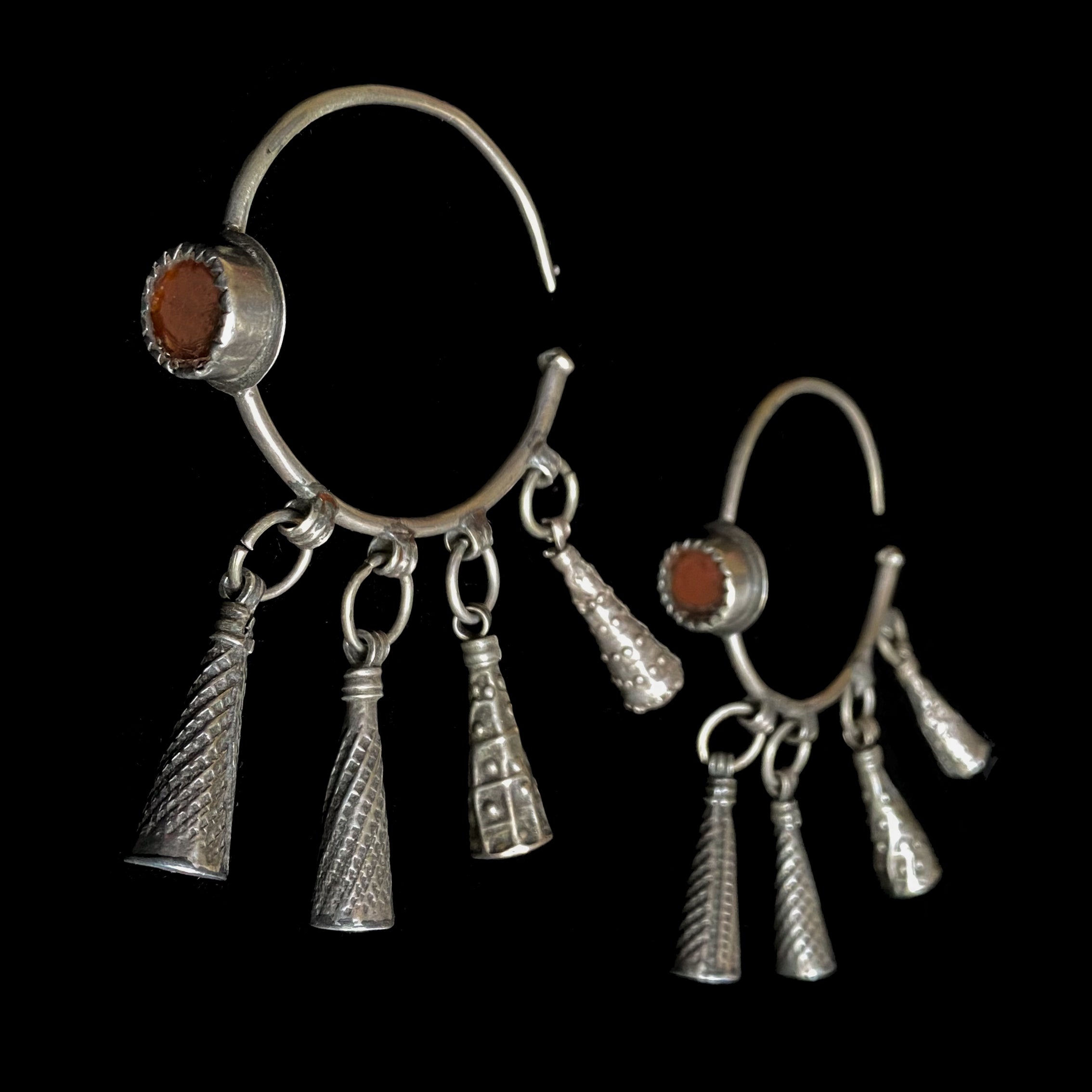 Antique Moroccan Silver Earrings