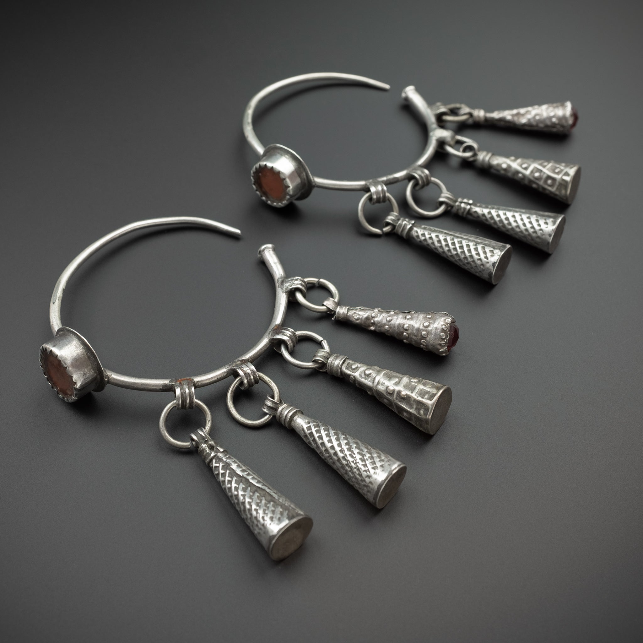 Antique Moroccan Silver Earrings
