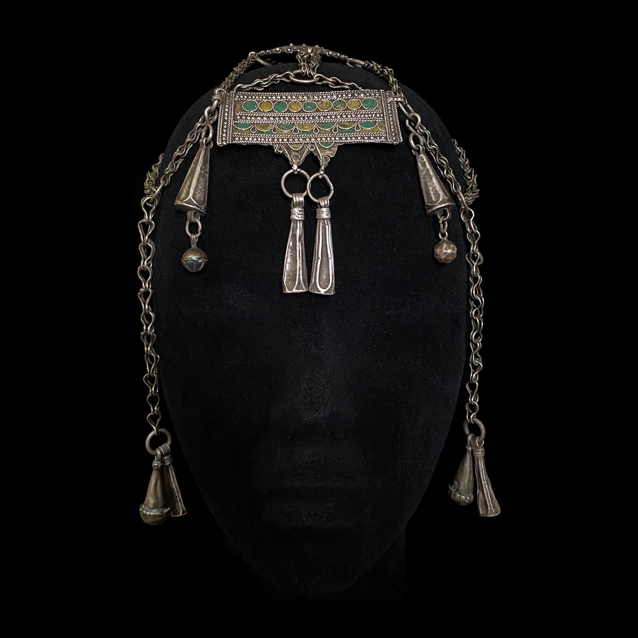 Very Rare Antique Headdress from Ighil N’Ogho, Taliouine, Morocco