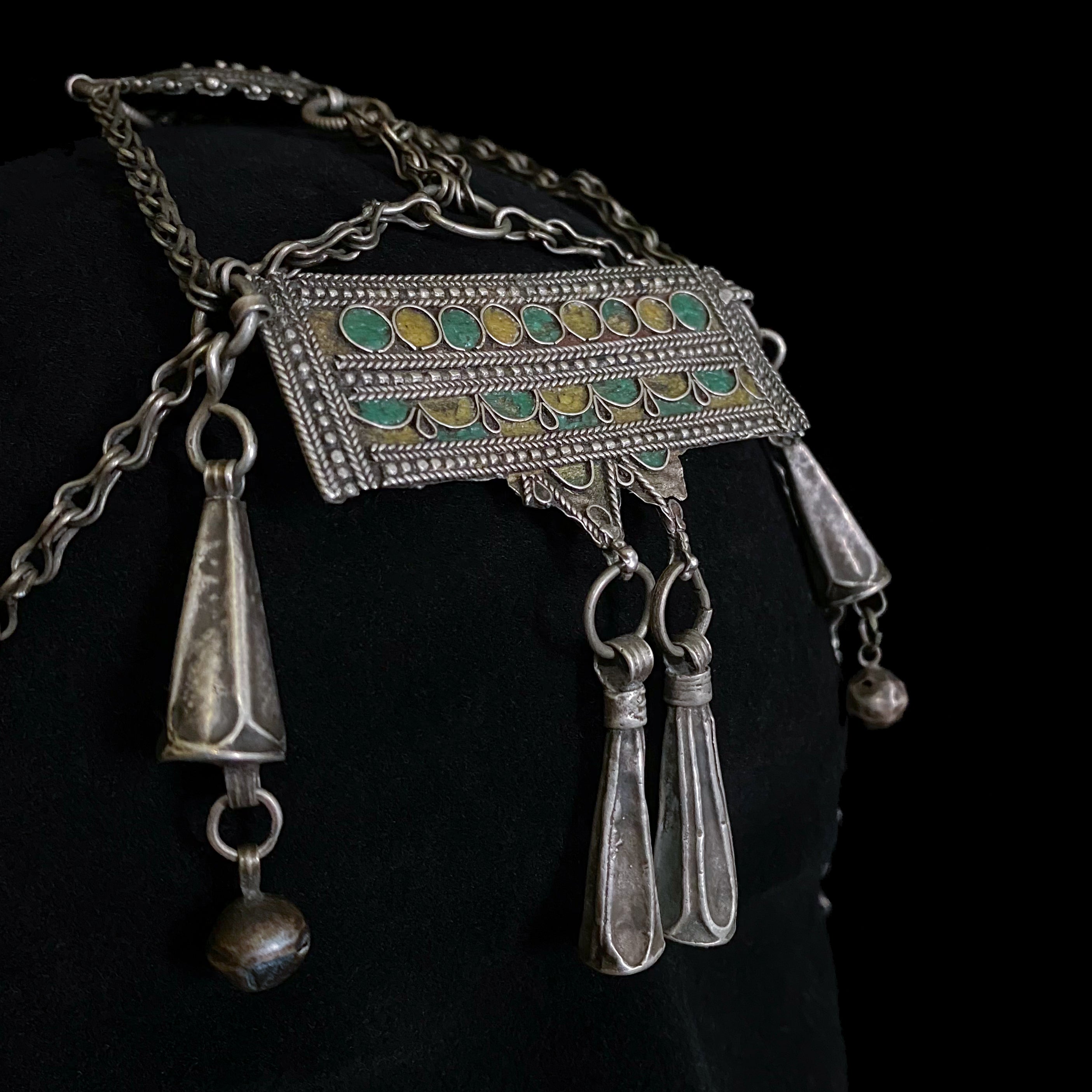 Very Rare Antique Headdress from Ighil N’Ogho, Taliouine, Morocco