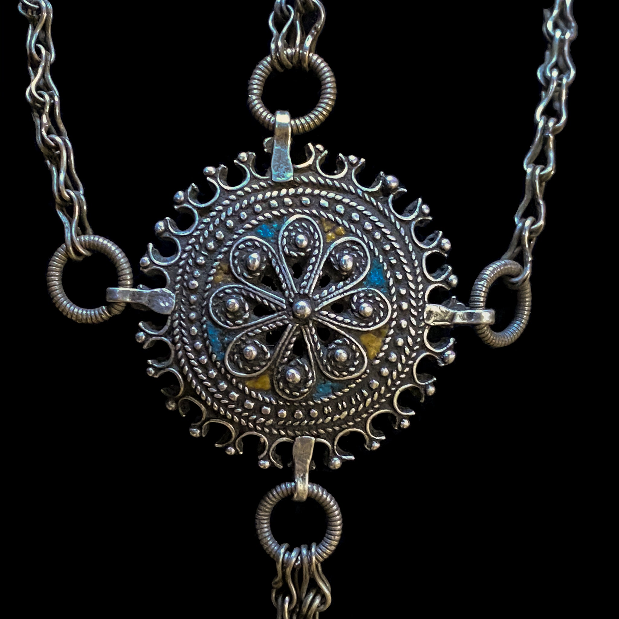 Very Rare Antique Headdress from Ighil N’Ogho, Taliouine, Morocco