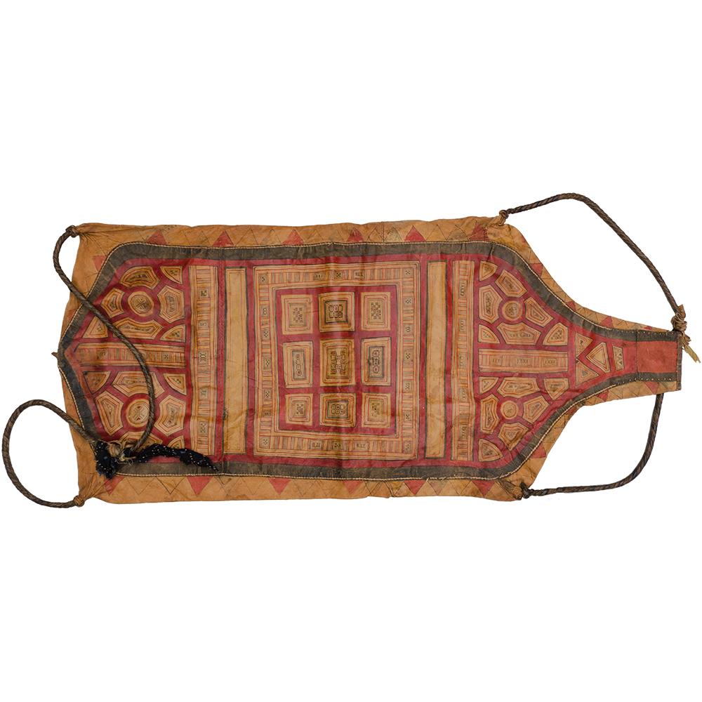 Sac à dos touareg vintage en cuir de chameau Sac à dos touareg vintage en cuir de chameau
