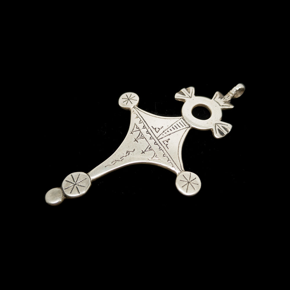 Berber Jewellery | Silver Tuareg Cross from Agadez, Niger