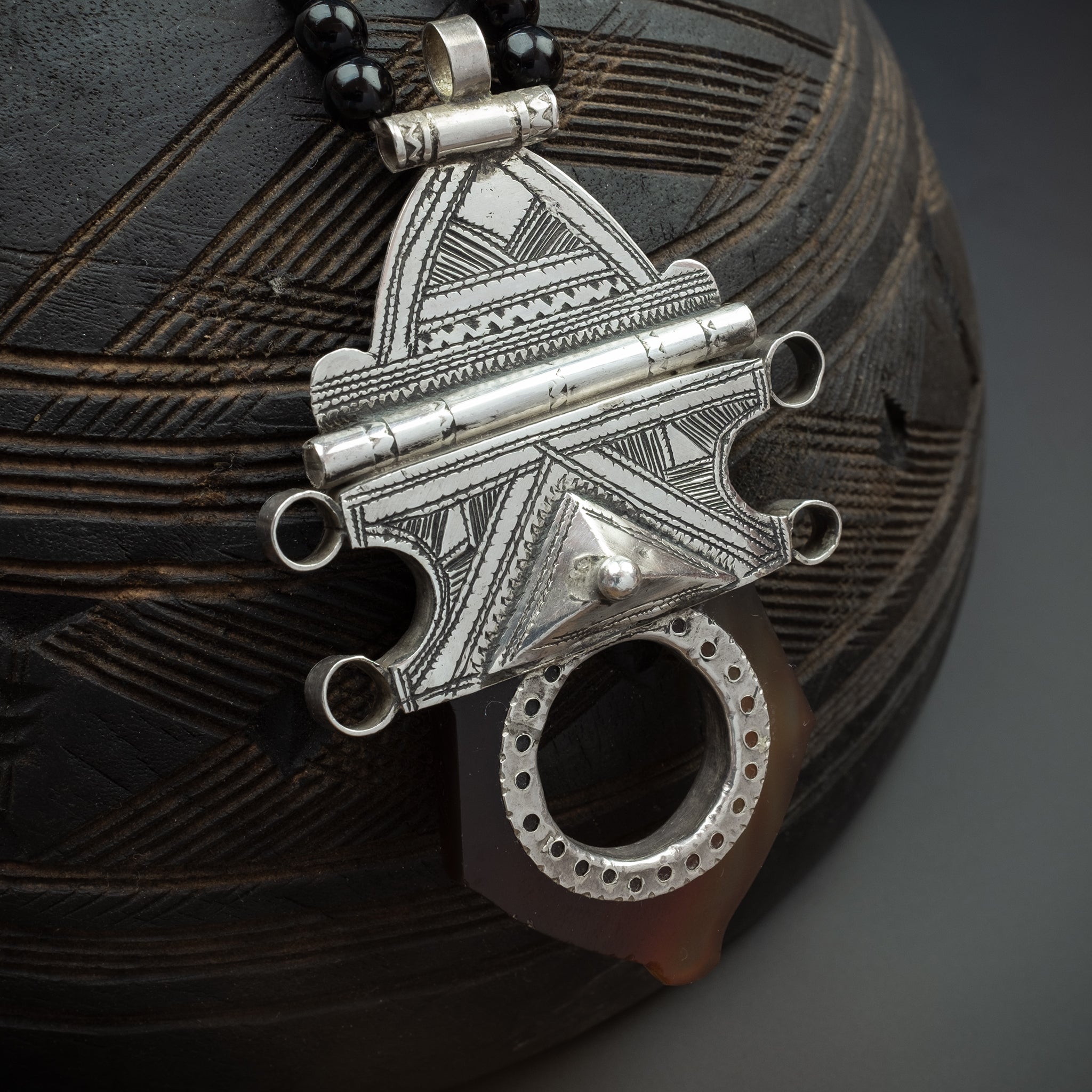 Silver Tuareg Talhakimt/Tanfouk Necklace