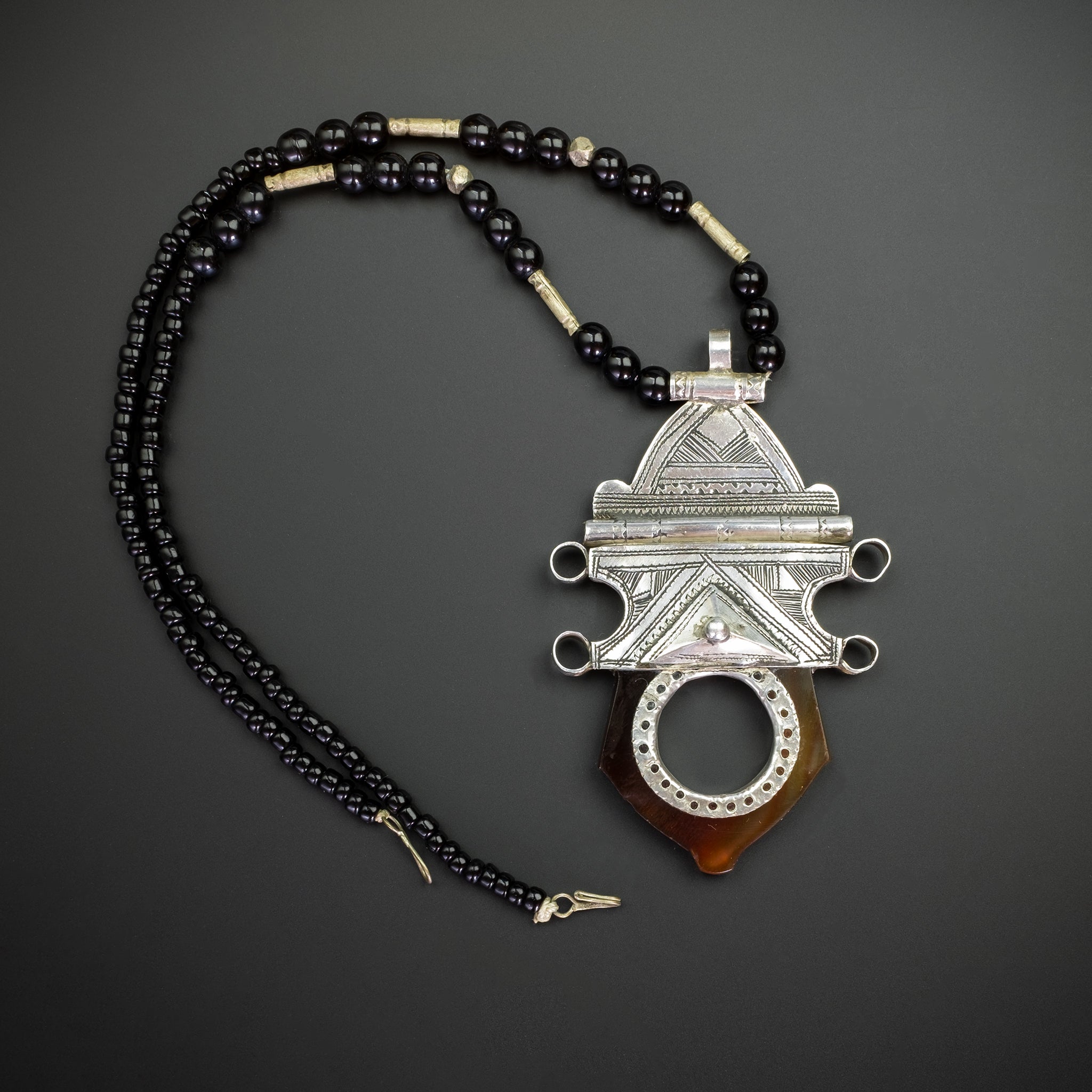 Silver Tuareg Talhakimt/Tanfouk Necklace