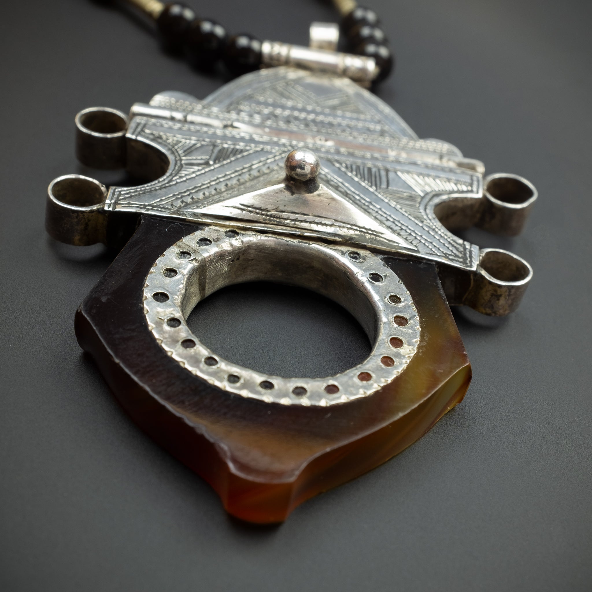Silver Tuareg Talhakimt/Tanfouk Necklace
