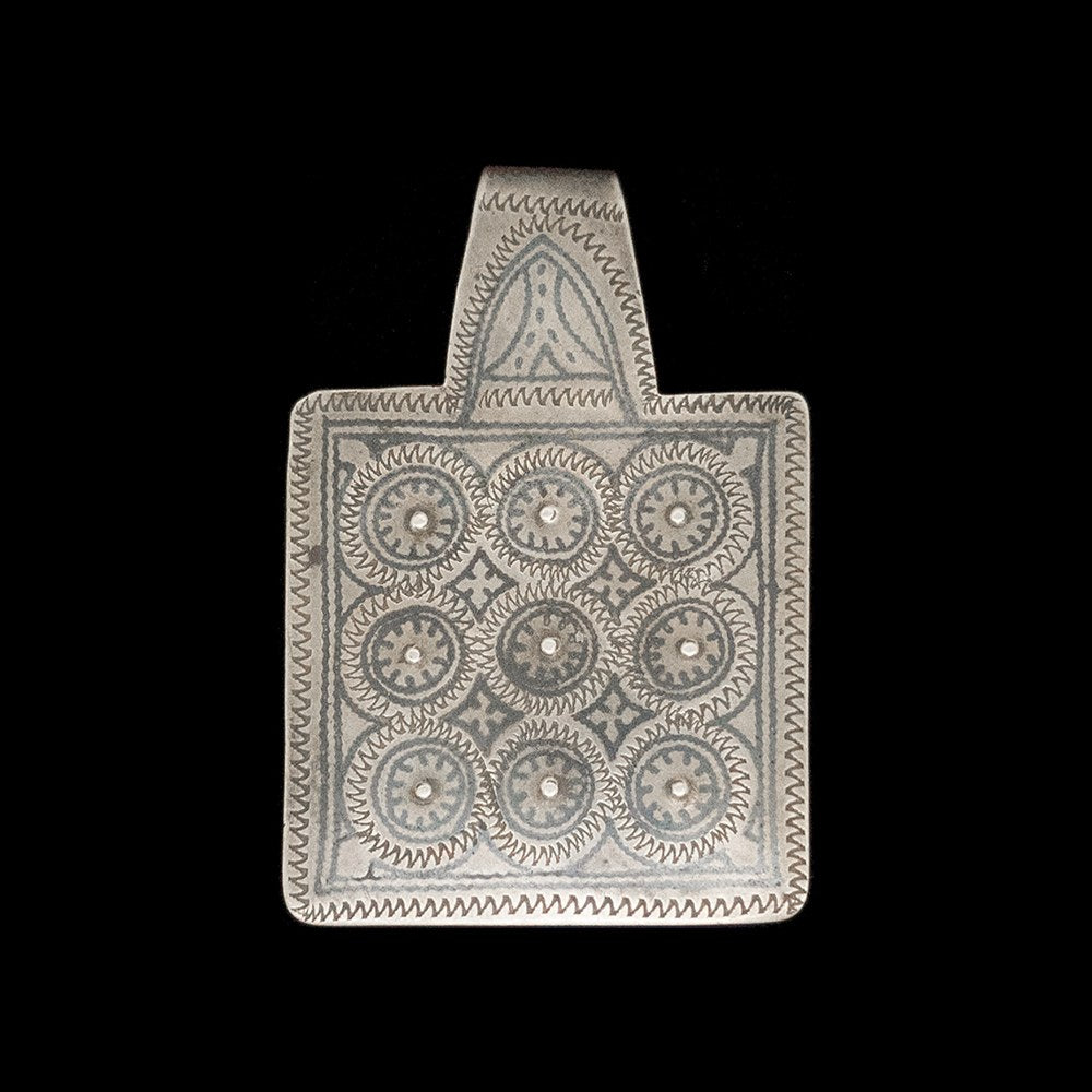 Berber Jewellery | Vintage silver pendant from Ida ou Nadif, Morocco