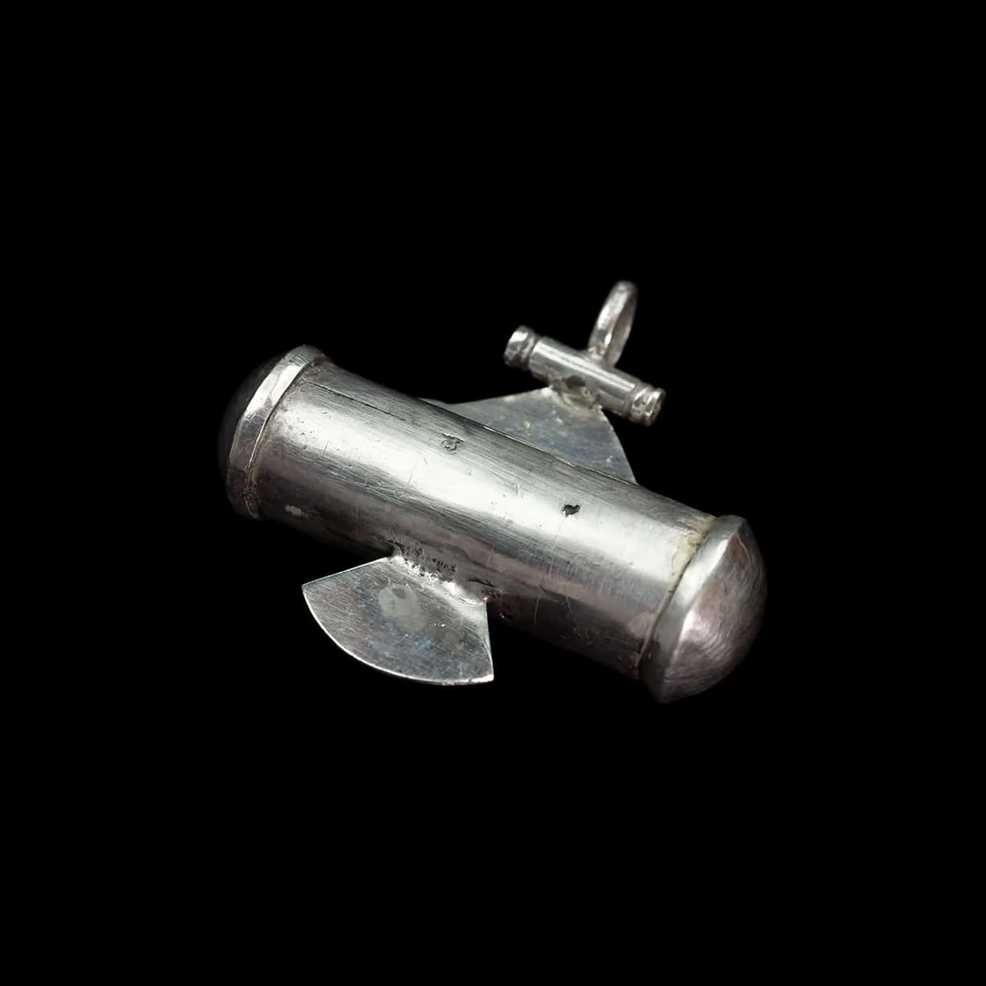 Tuareg Silver Karkaro Pendant | Vintage Ethnic Jewellery