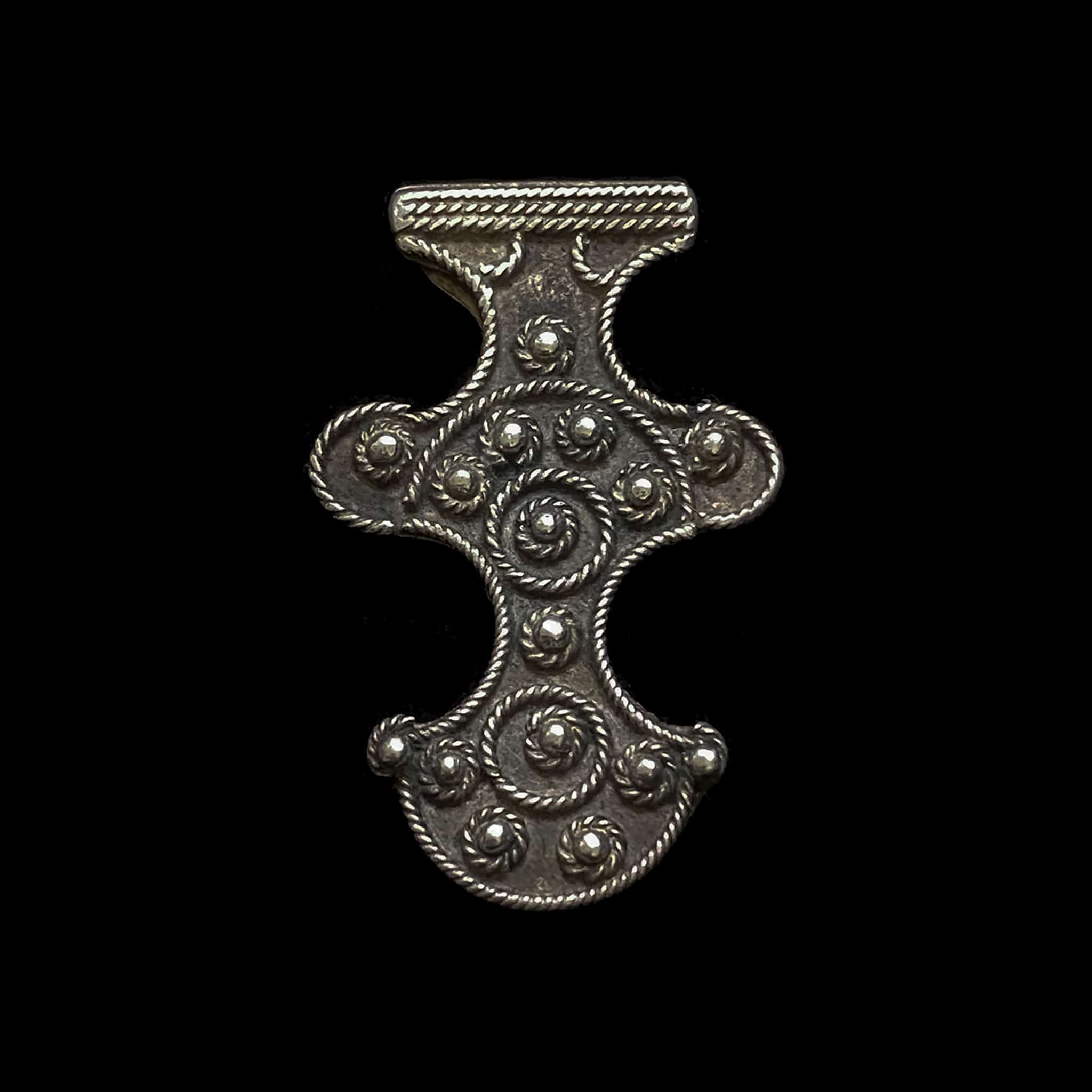 Vintage Silver Tuareg Pendant from Mauritania