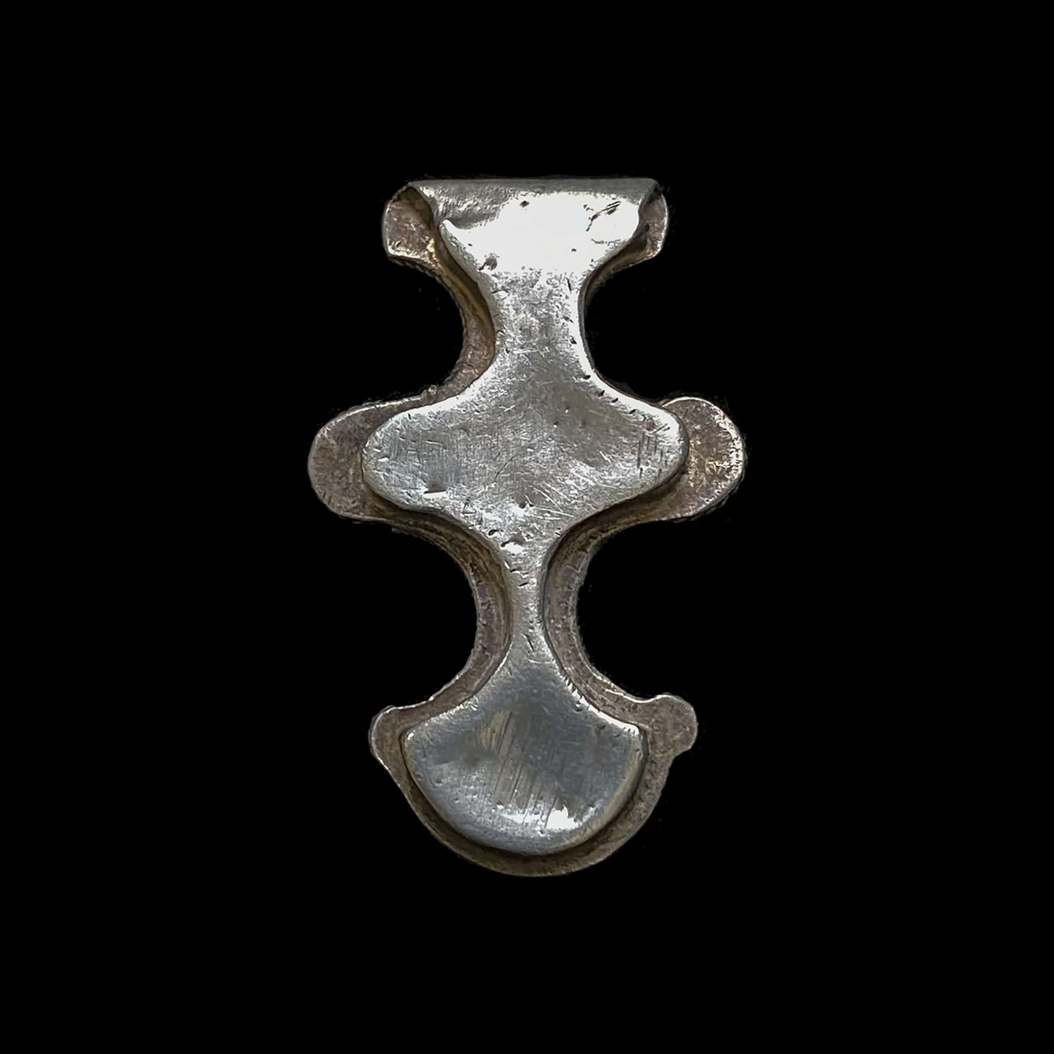 Vintage Silver Tuareg Pendant from Mauritania