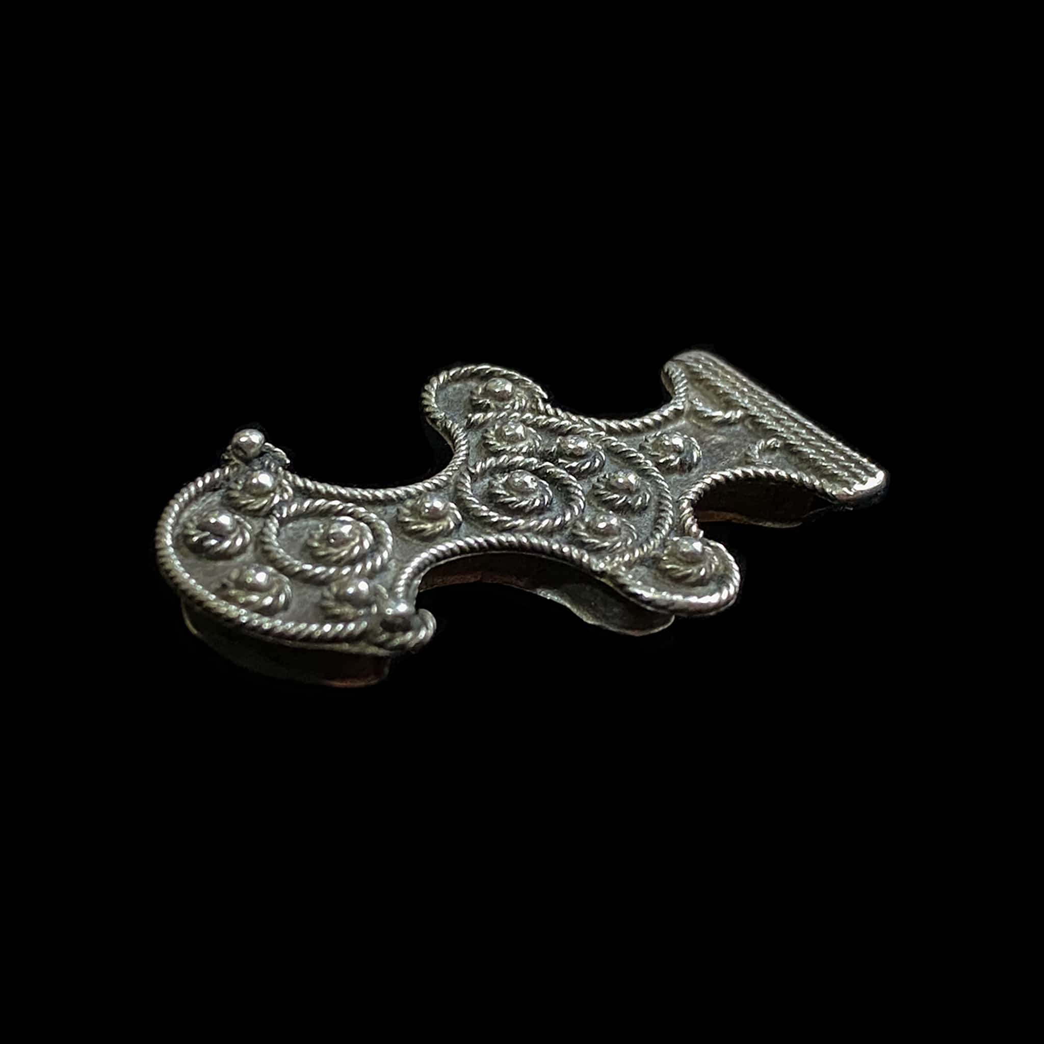 Vintage Silver Tuareg Pendant from Mauritania