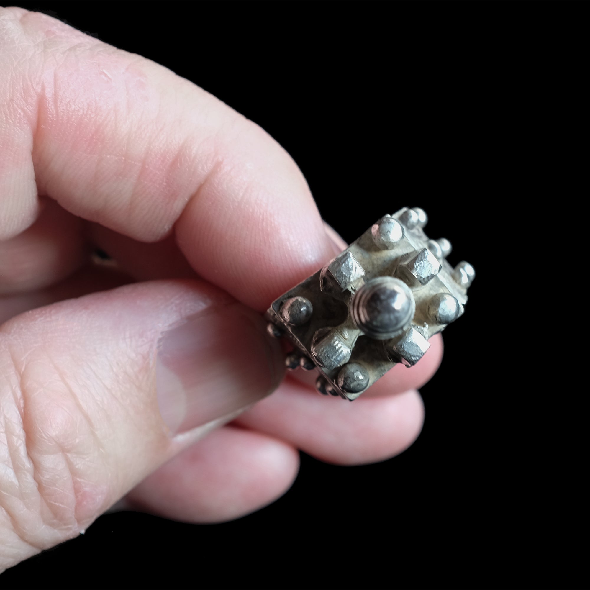 Vintage Silver Mali Mosque Ring