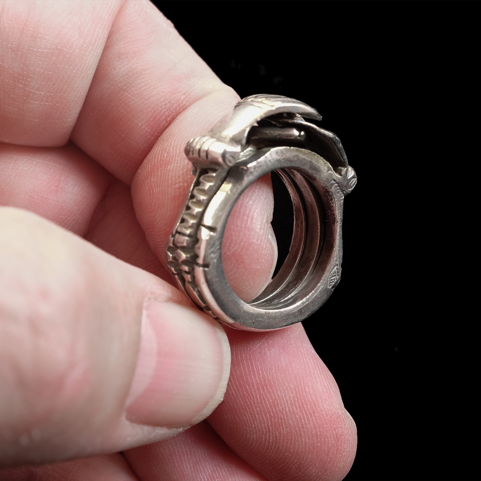 Silver Berber Eternity Ring - Berber Jewellery