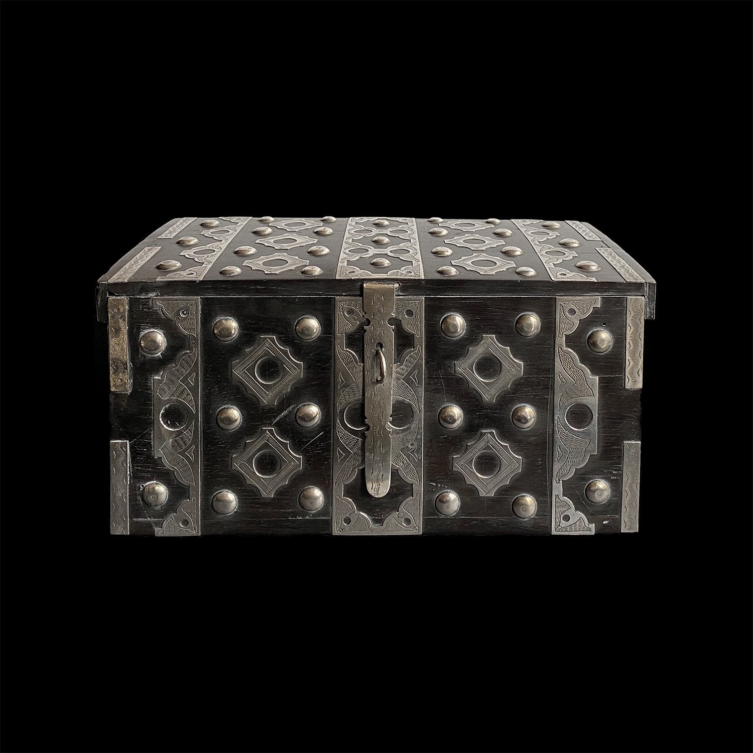 Ebony and Silver Box - small