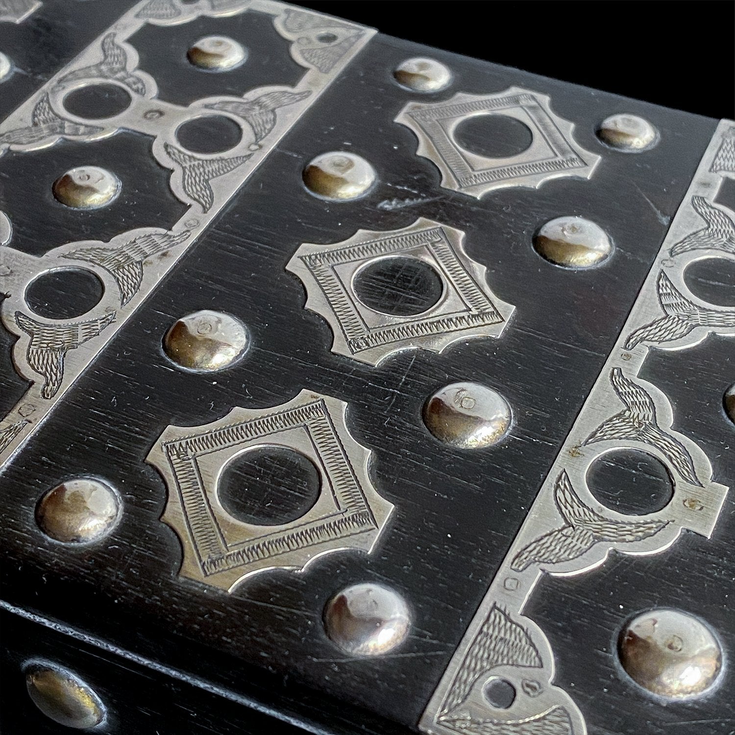 Ebony and Silver Box - small