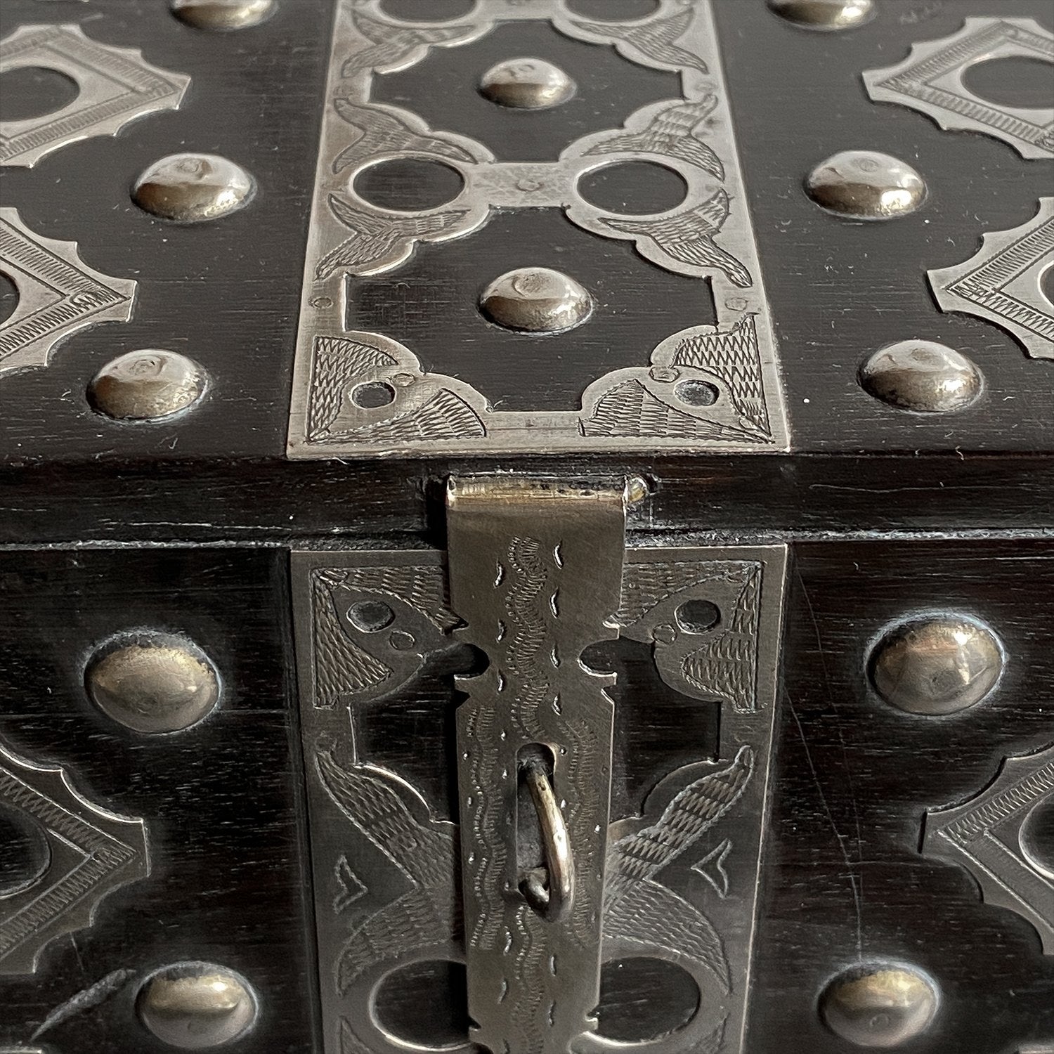 Ebony and Silver Box - small