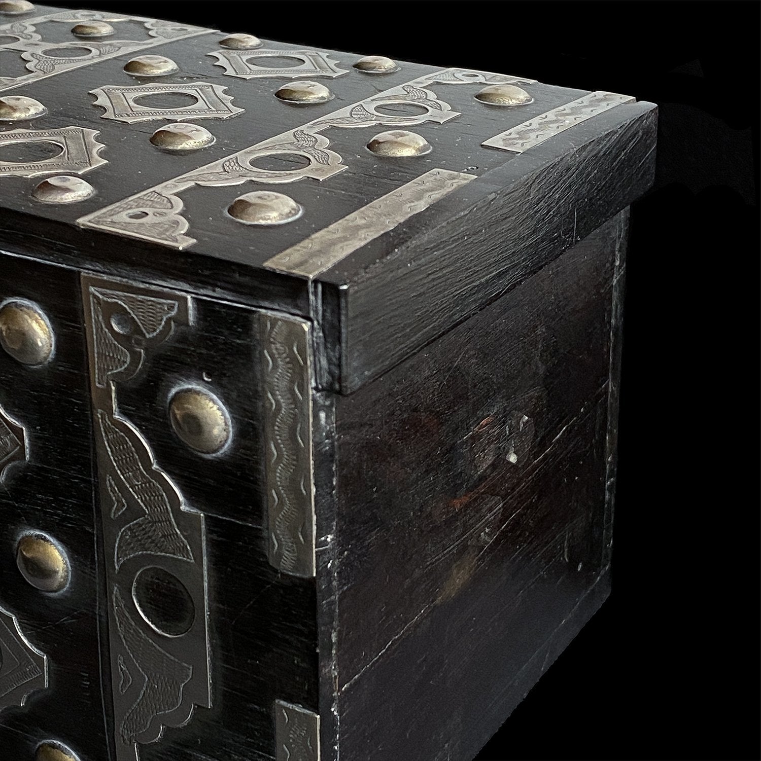 Ebony and Silver Box - small