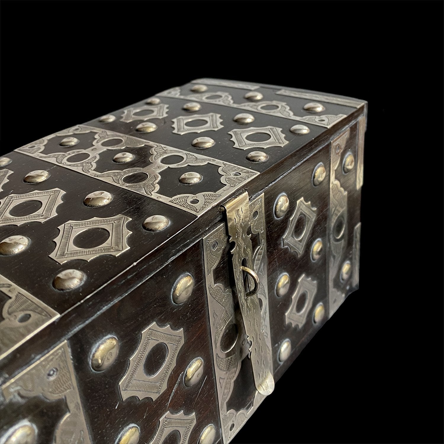 Ebony and Silver Box - small