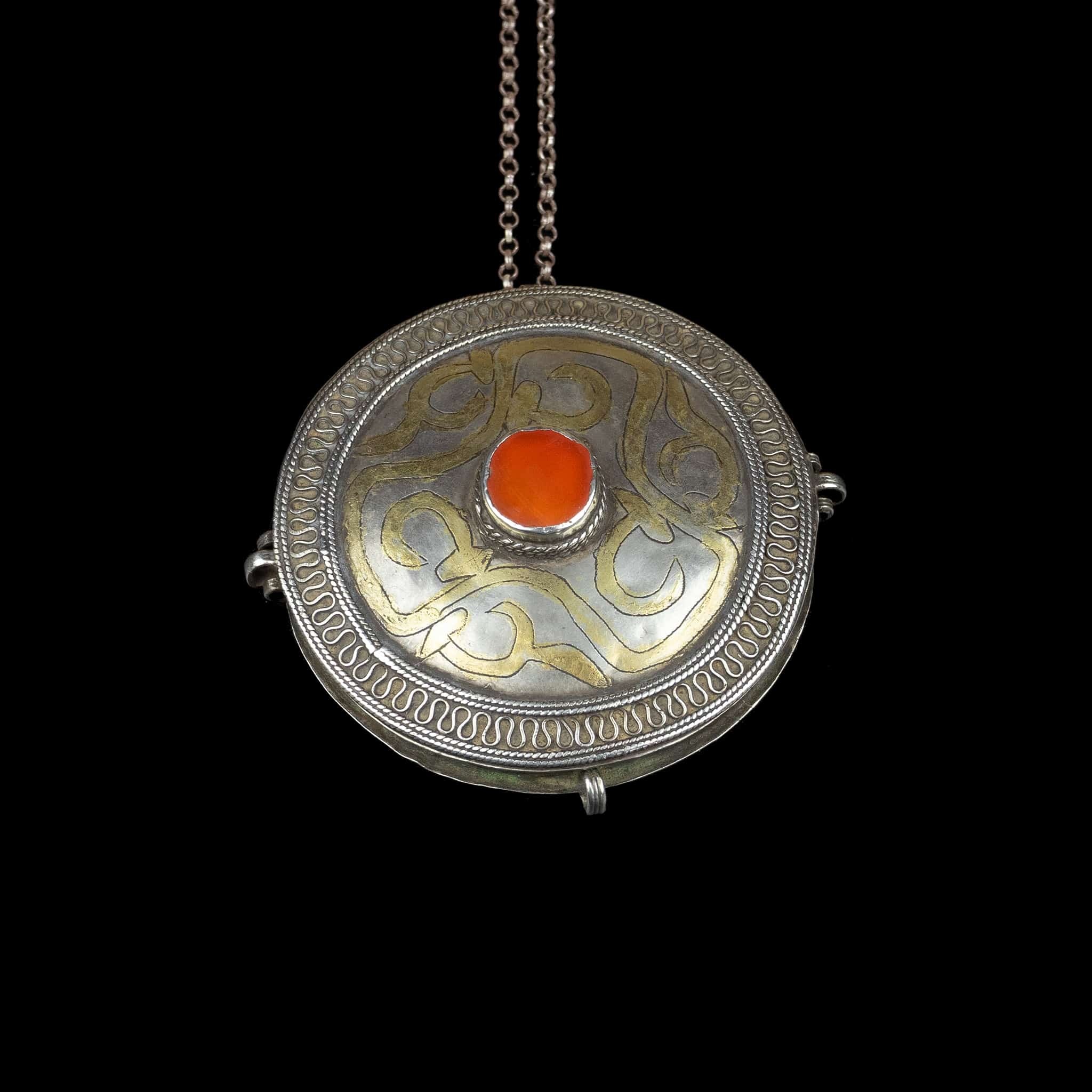 Antique Turkmen Tekke pendant box – rare