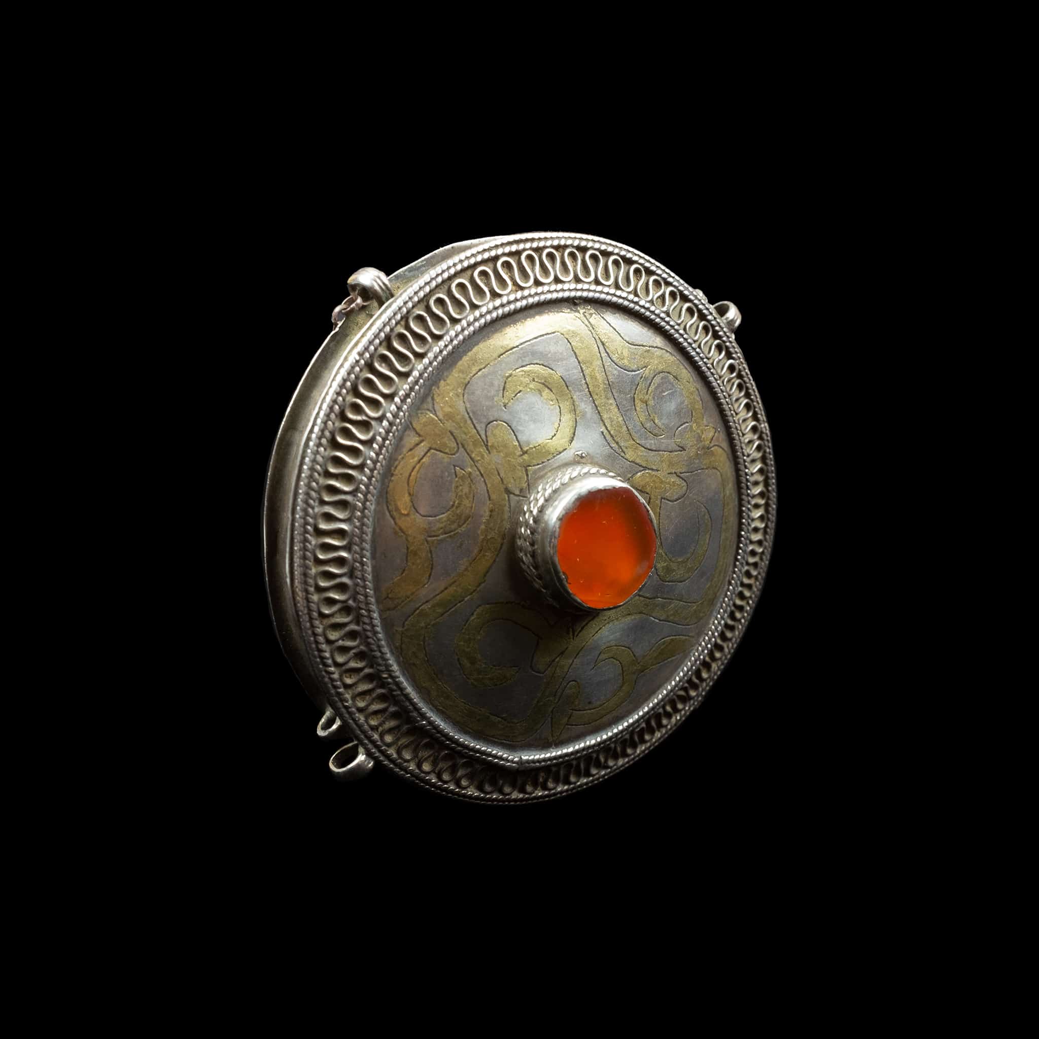 Antique Turkmen Tekke pendant box – rare