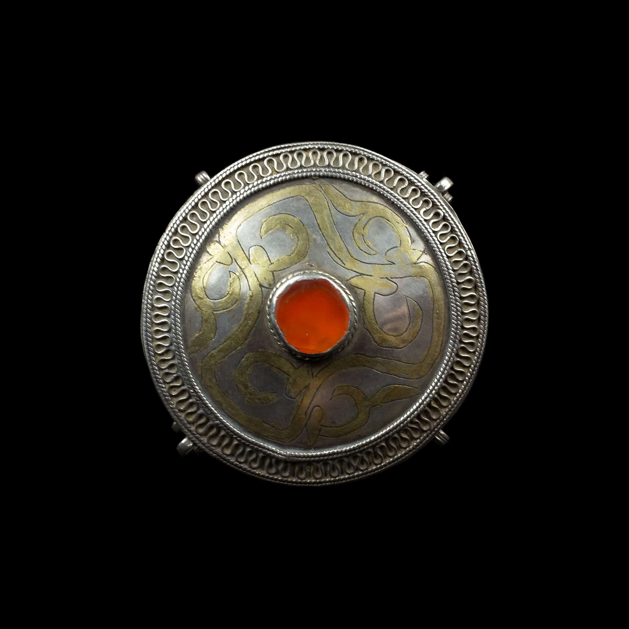 Antique Turkmen Tekke pendant box – rare