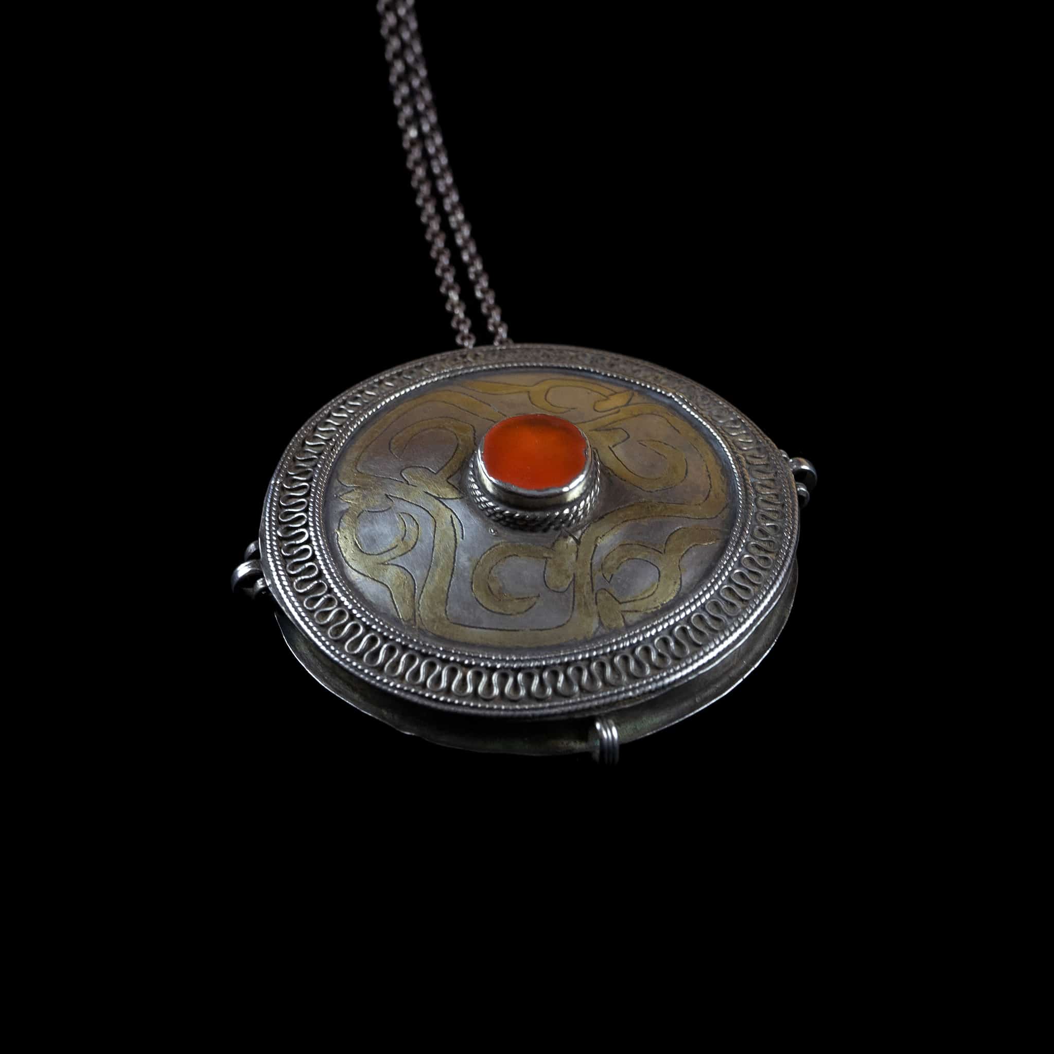Antique Turkmen Tekke pendant box – rare