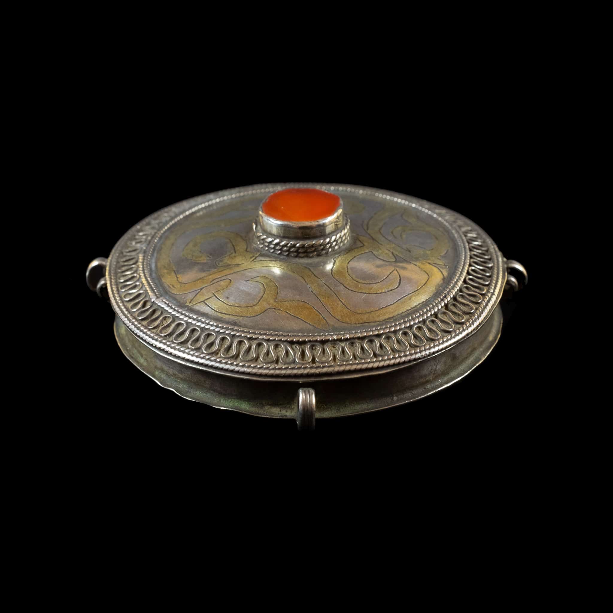 Antique Turkmen Tekke pendant box – rare