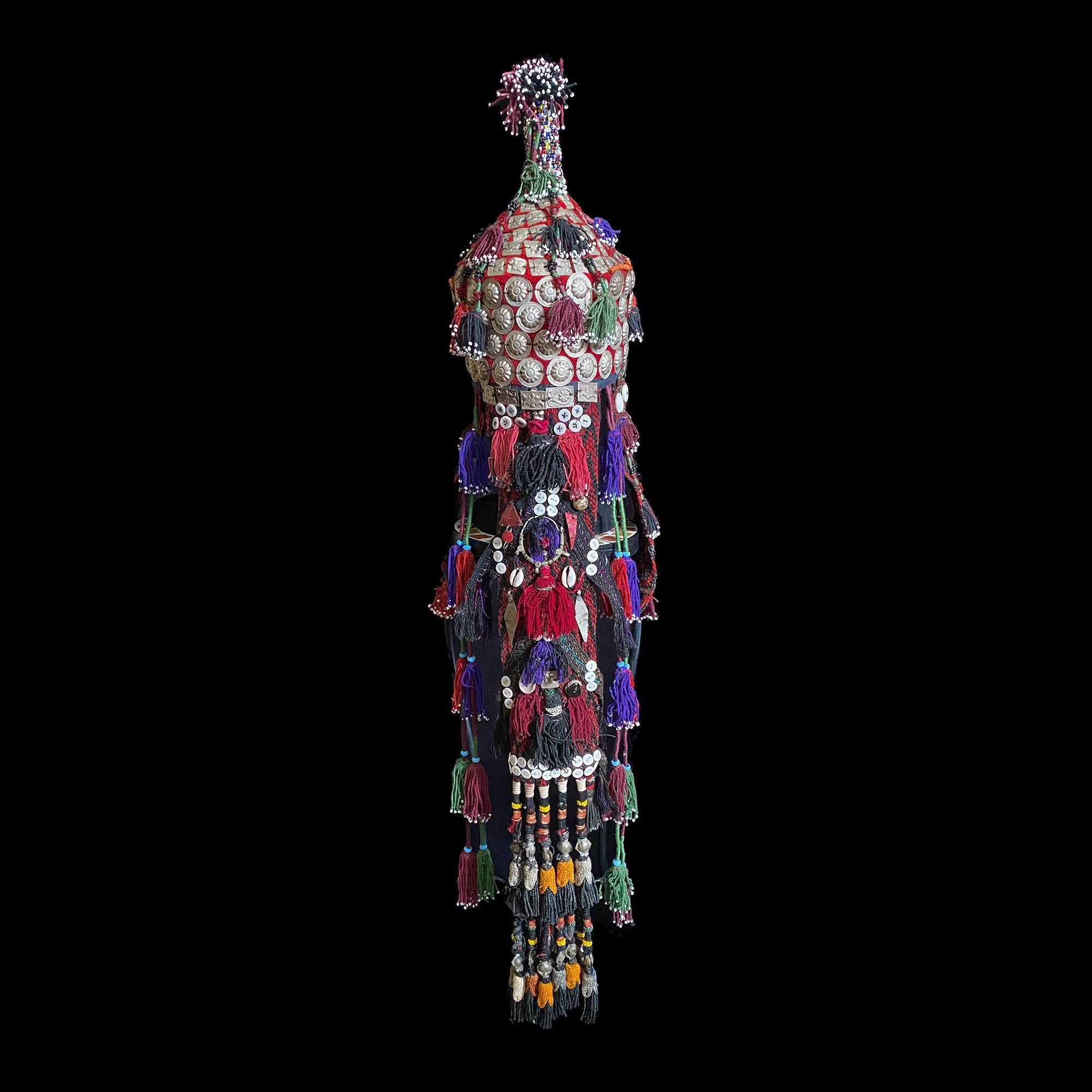 Vintage Ceremonial Turkmen Headdress