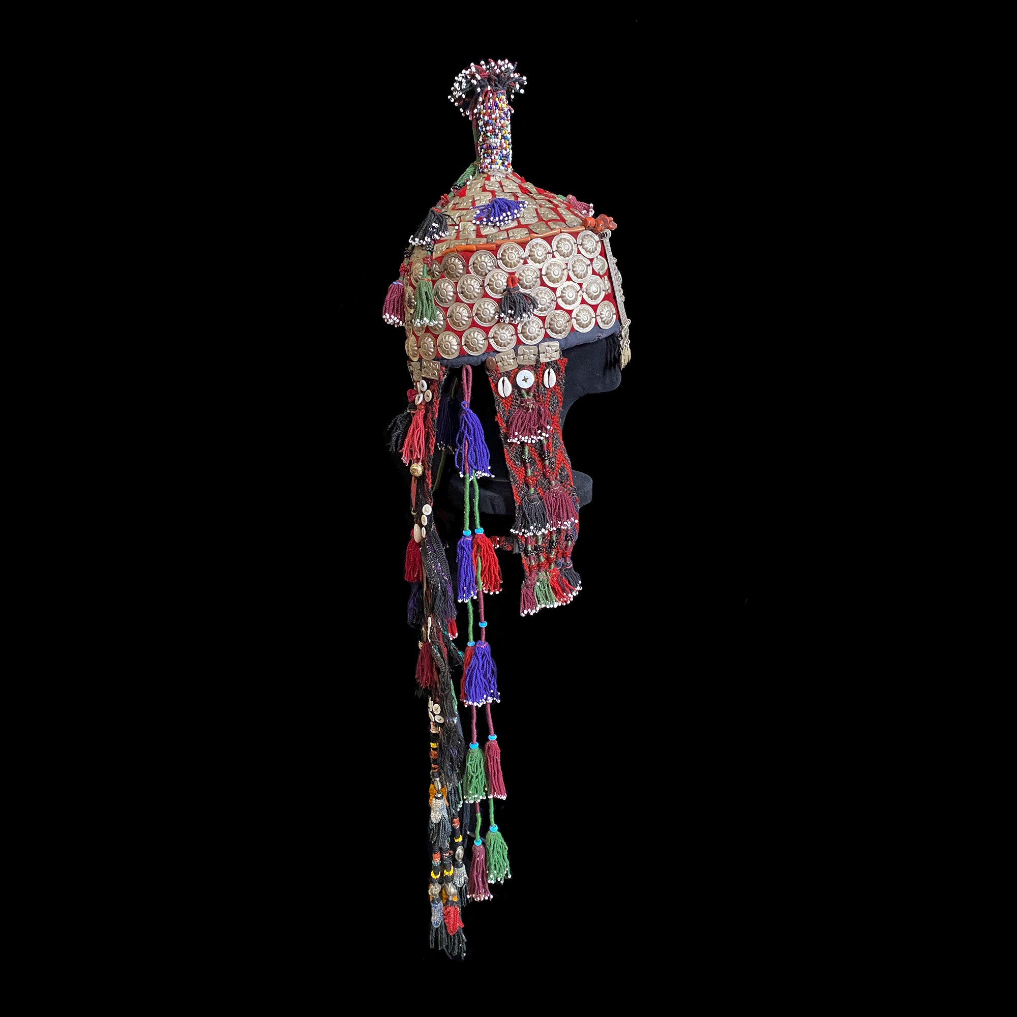 Vintage Ceremonial Turkmen Headdress
