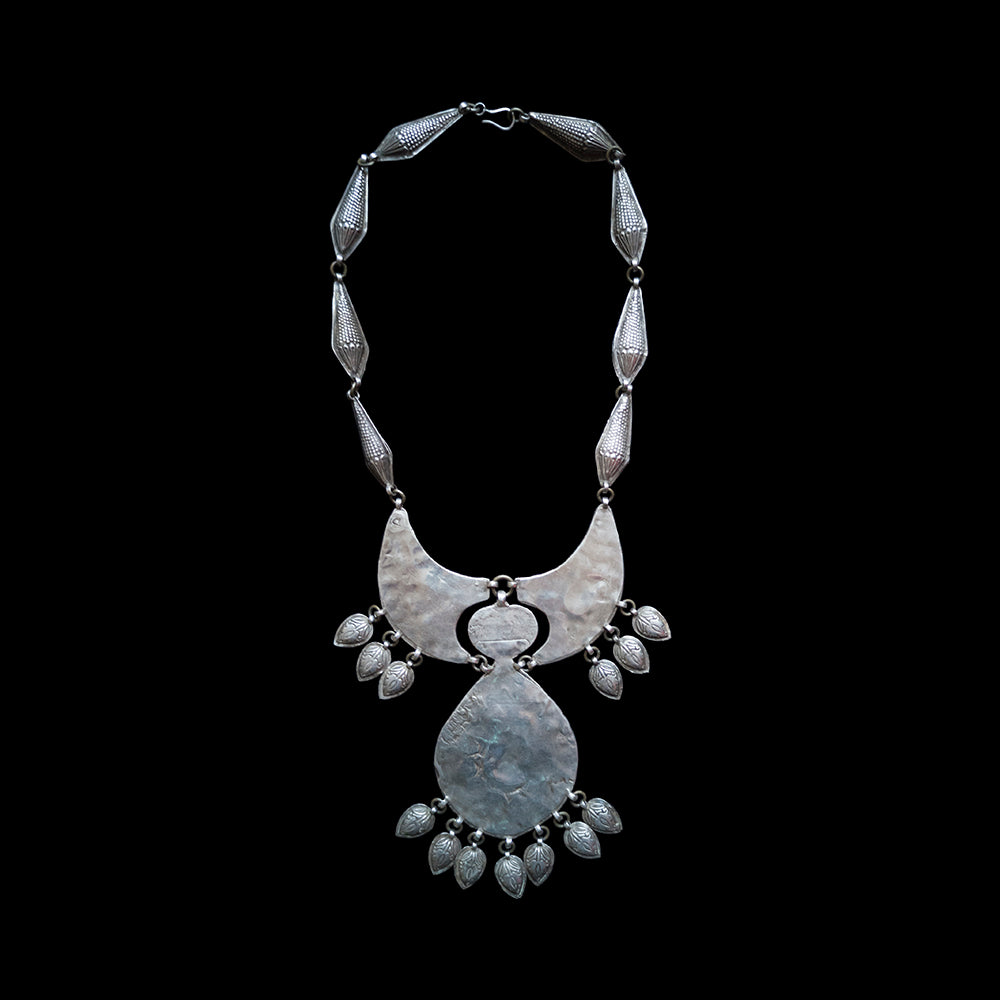 Berber Jewellery | Vintage silver necklace from Turkmenistan