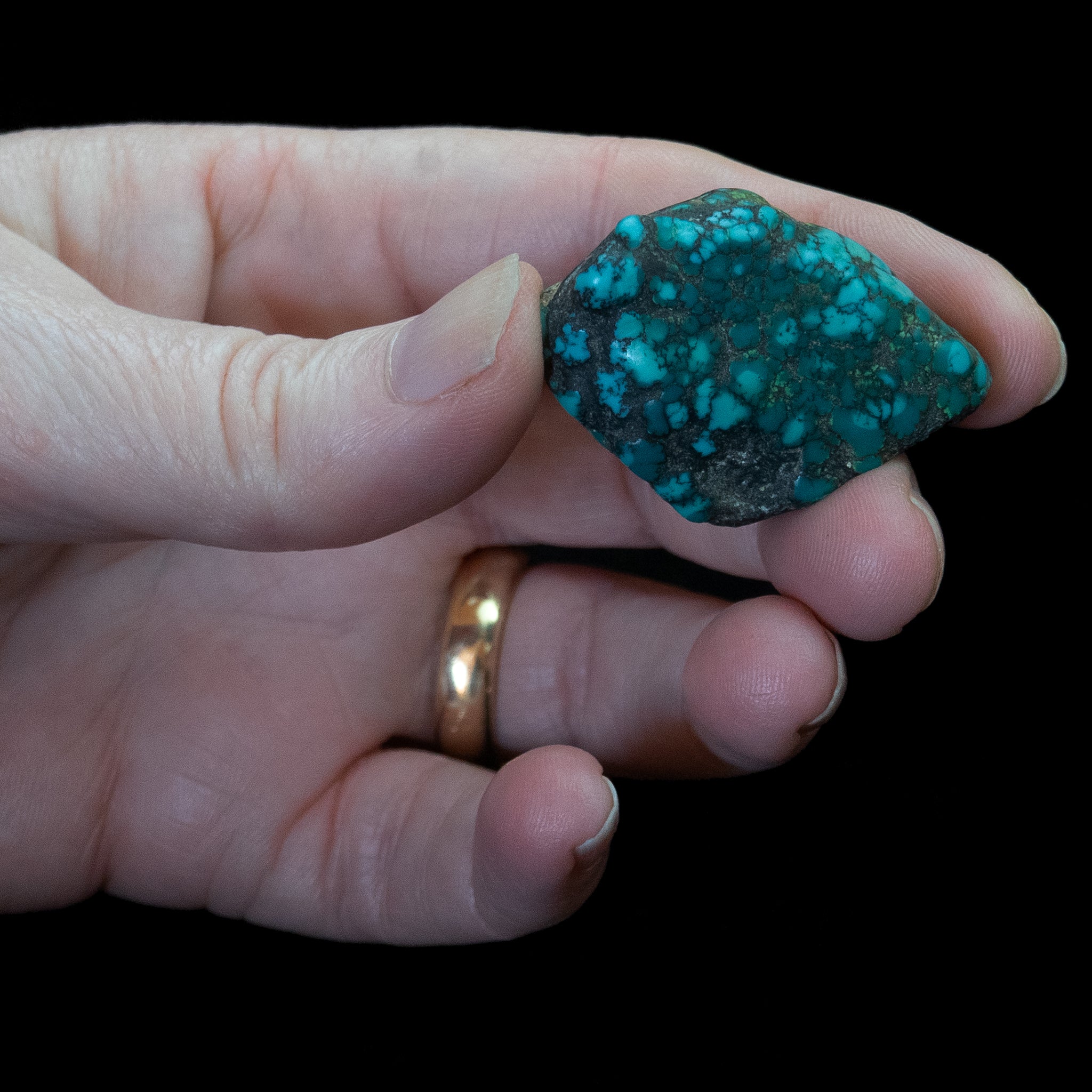 Ancient Tibetan Turquoise Bead | Vintage Ethnic Jewellery