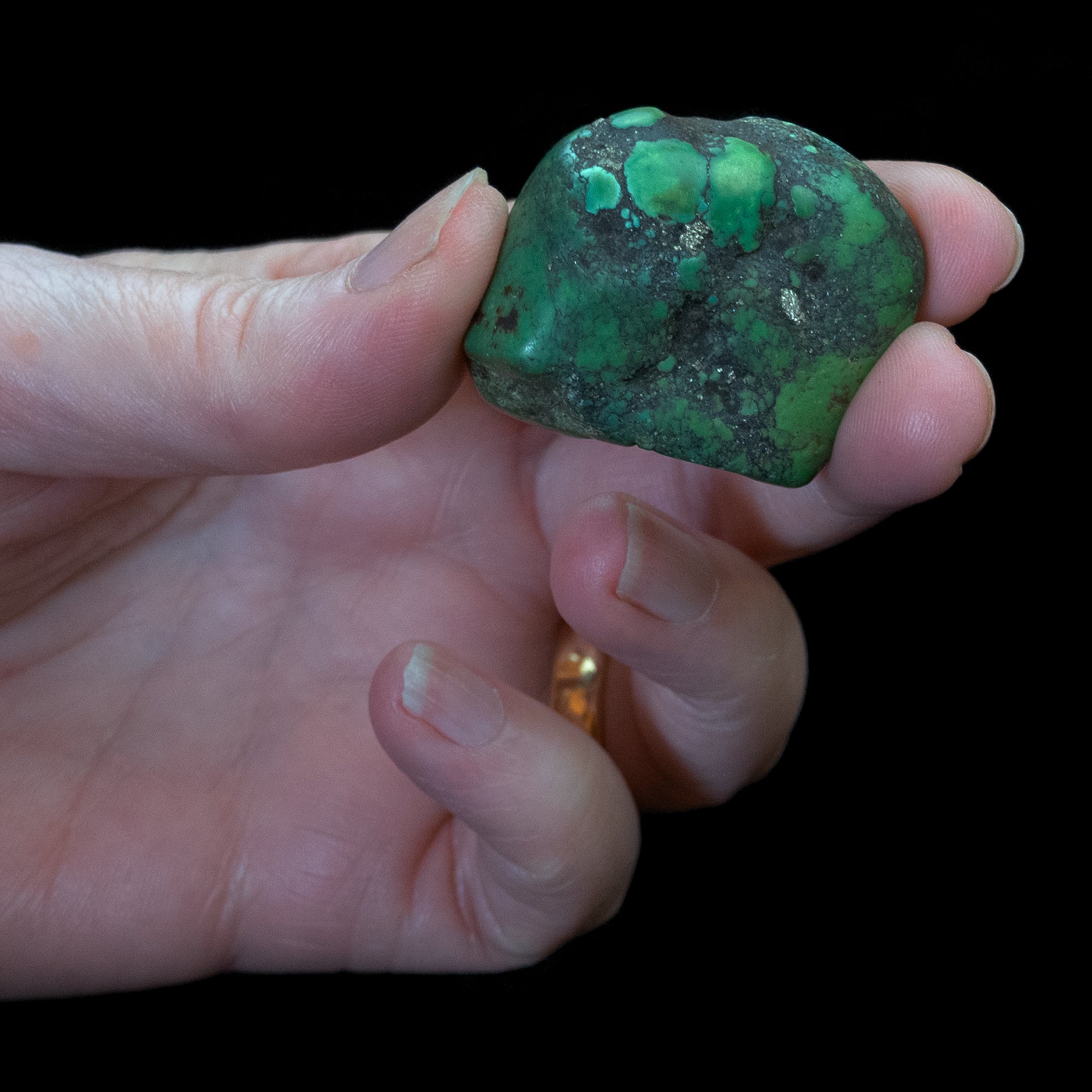 Ancient Tibetan Turquoise Bead | Vintage Ethnic Jewellery