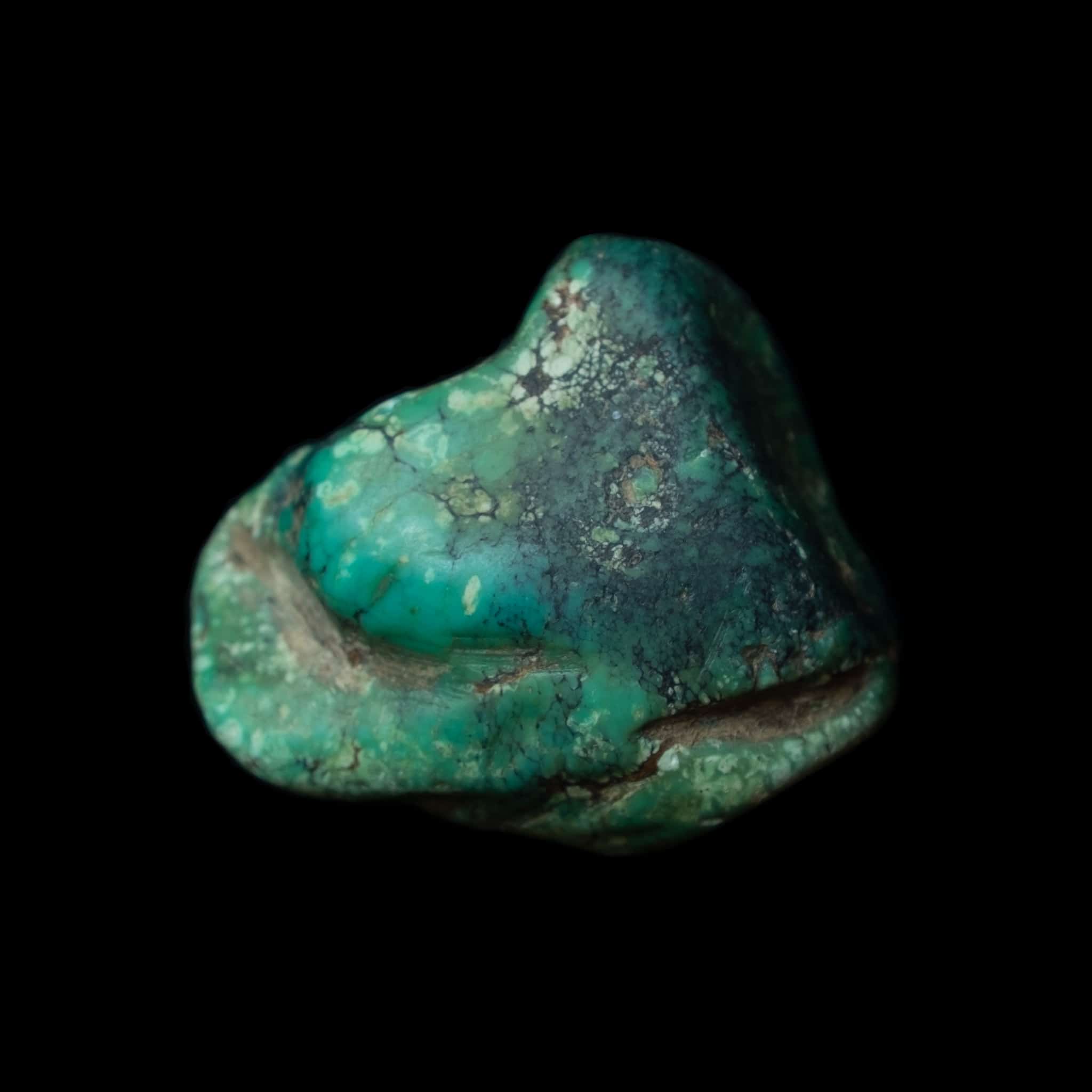 Ancient Tibetan Turquoise Bead | Vintage Ethnic Jewellery