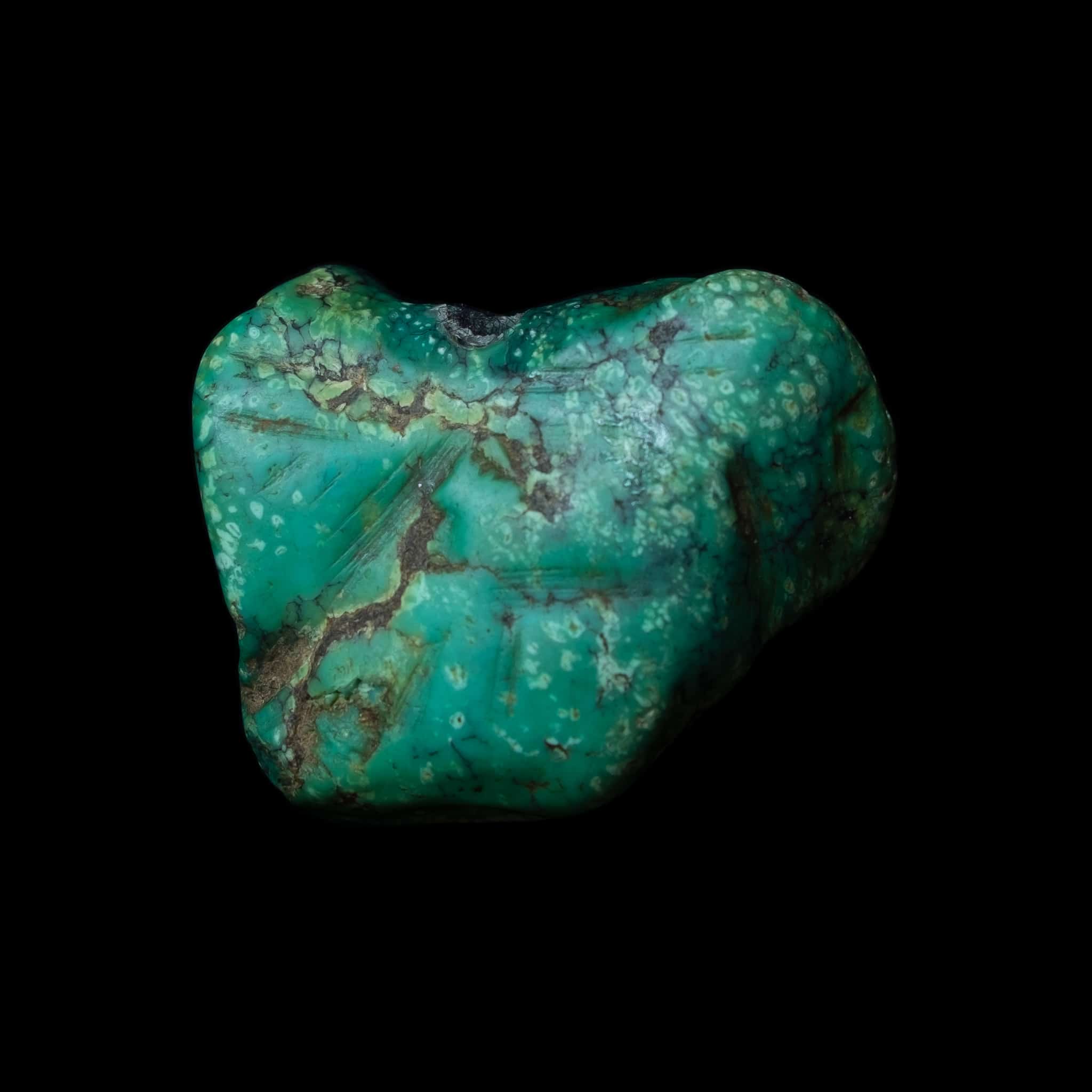Ancient Tibetan Turquoise Bead | Vintage Ethnic Jewellery