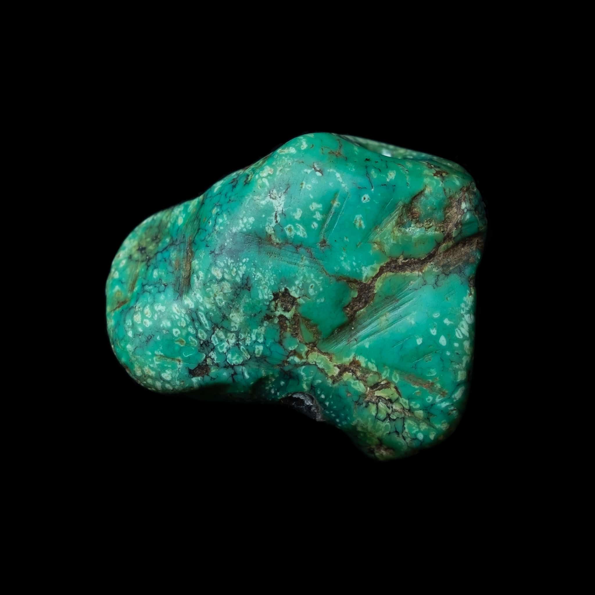 Ancient Tibetan Turquoise Bead | Vintage Ethnic Jewellery
