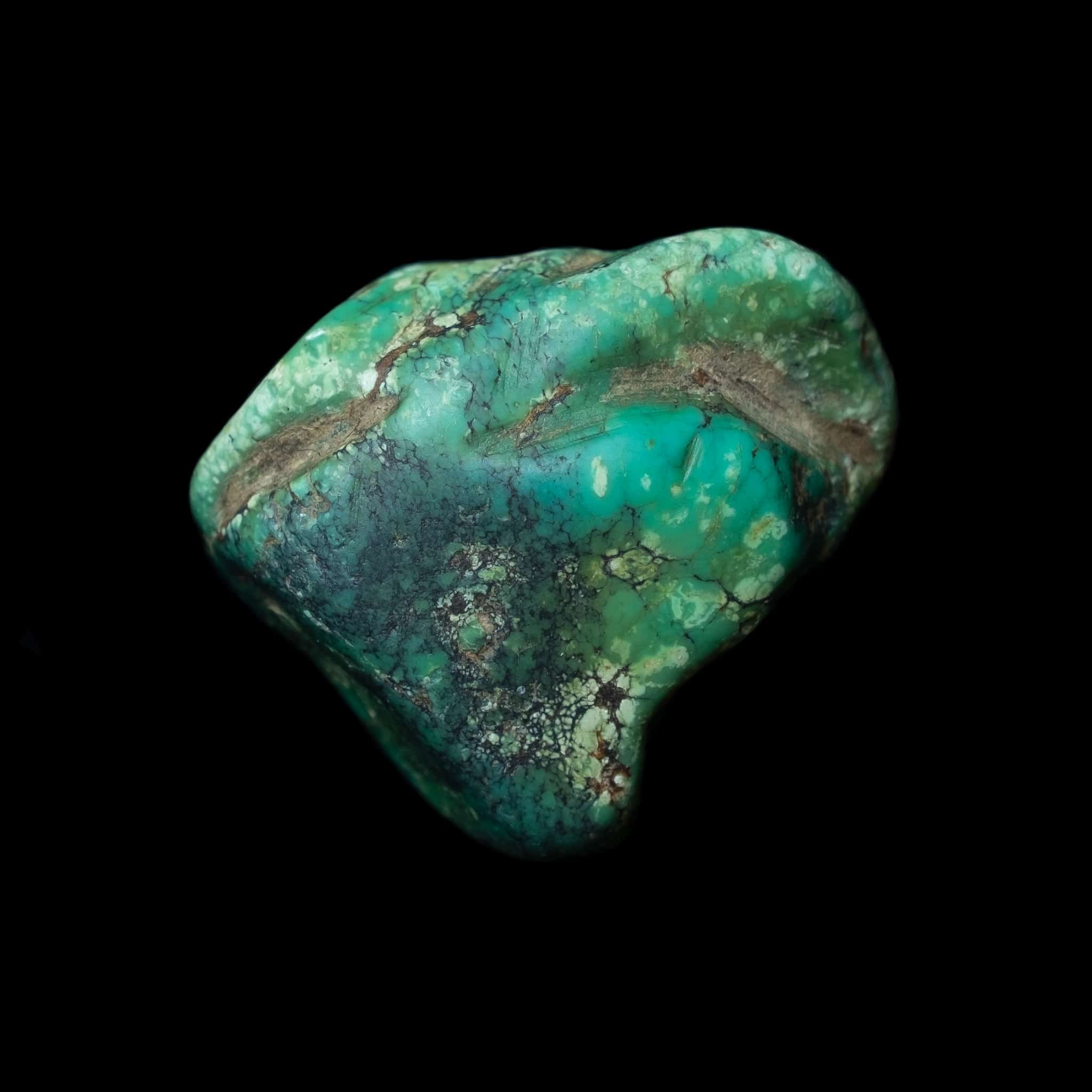 Ancient Tibetan Turquoise Bead | Vintage Ethnic Jewellery