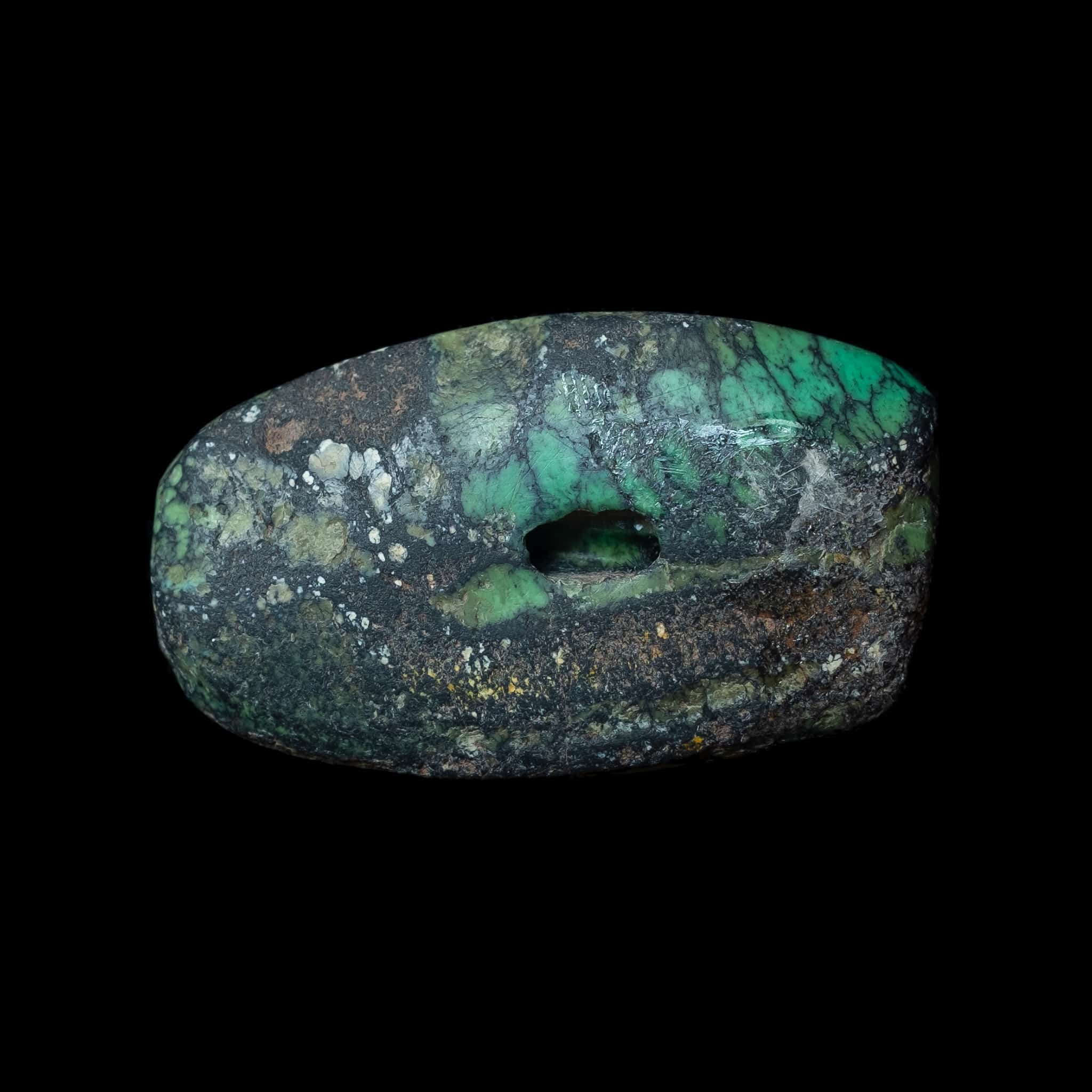 Ancient Tibetan Turquoise Bead | Vintage Ethnic Jewellery