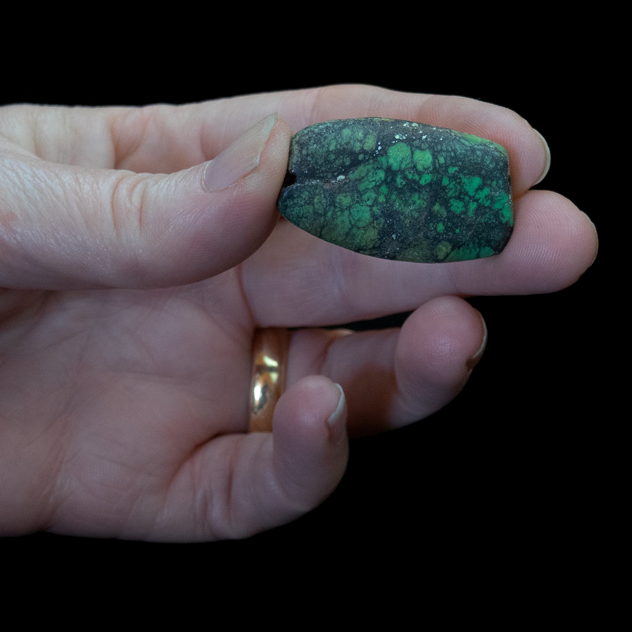 Ancient Tibetan Turquoise Bead | Vintage Ethnic Jewellery
